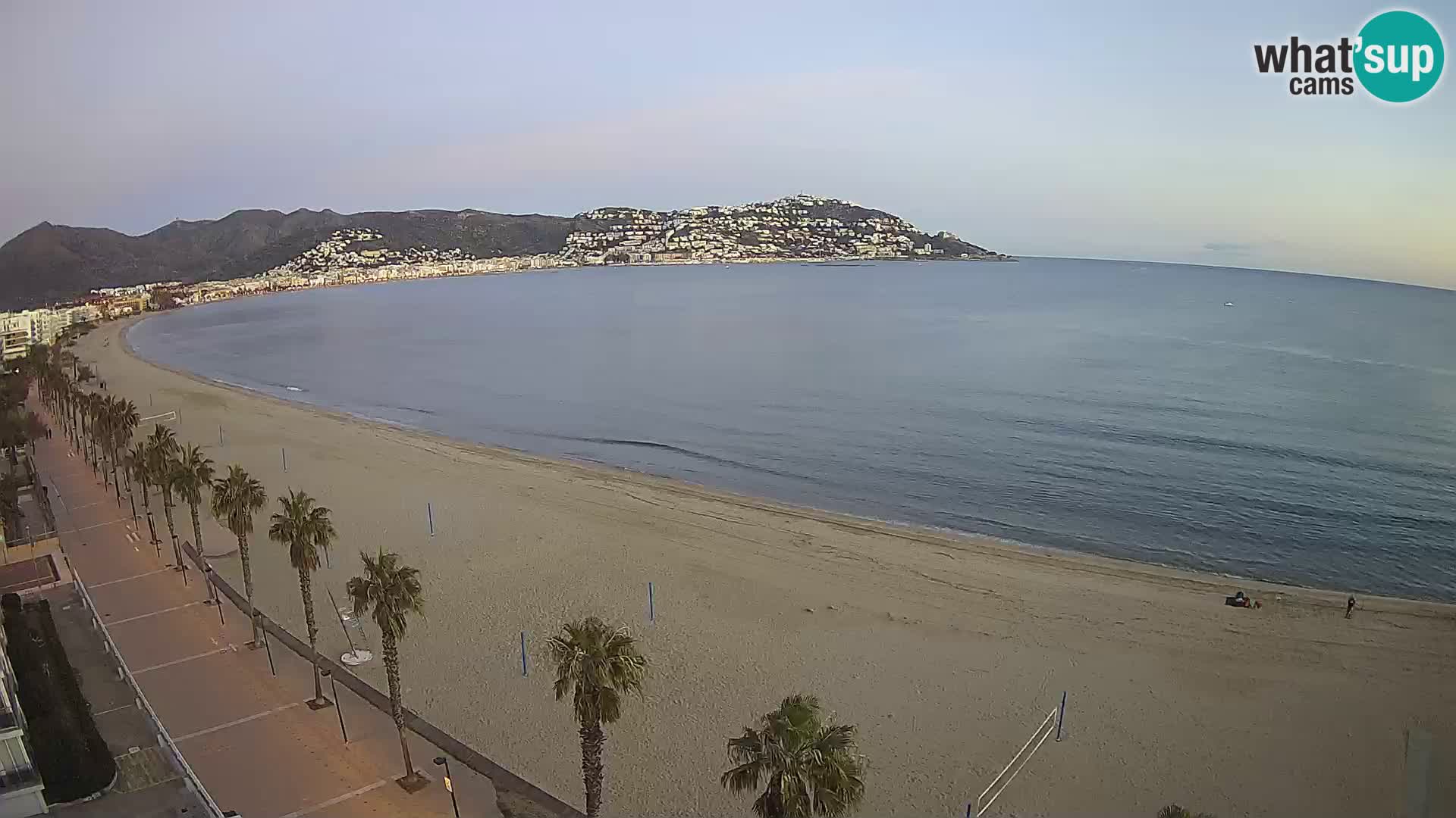 LIVEcam Roses plage Costa Brava – Hotel Montecarlo webcam Espagne