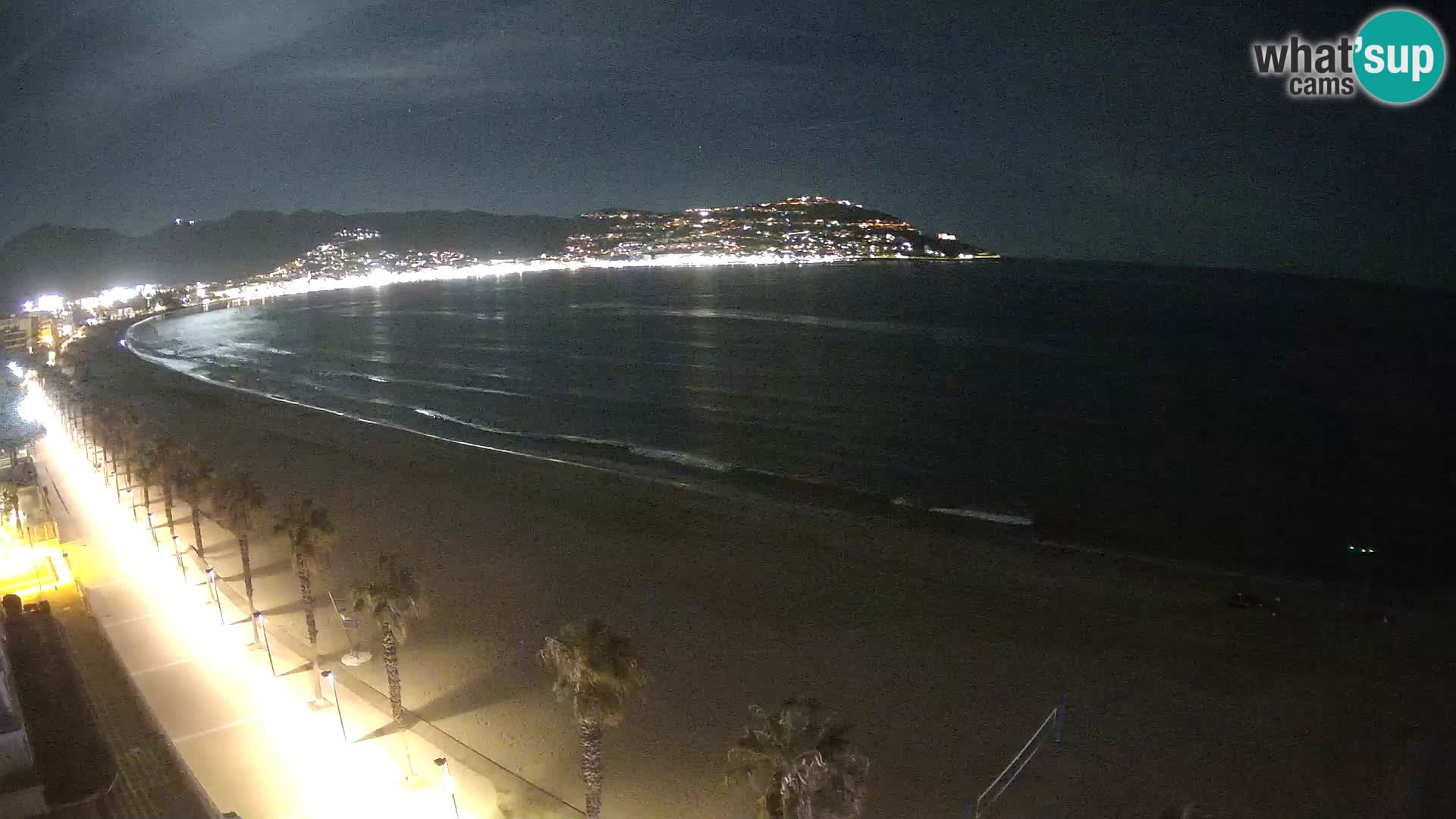 LIVEcam Roses plage Costa Brava – Hotel Montecarlo webcam Espagne