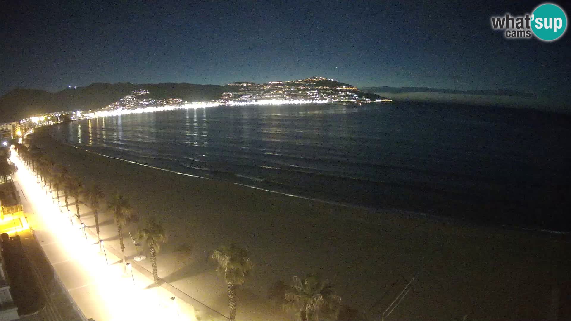 Webcam Costa Brava Roses Strand – Montecarlo Hotel livecam Spanien