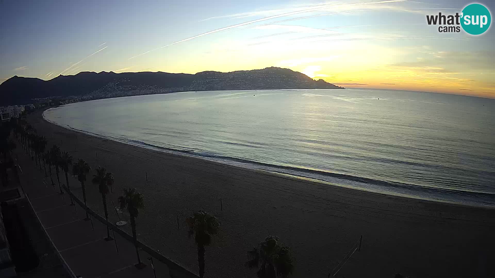 LIVEcam Roses plage Costa Brava – Hotel Montecarlo webcam Espagne