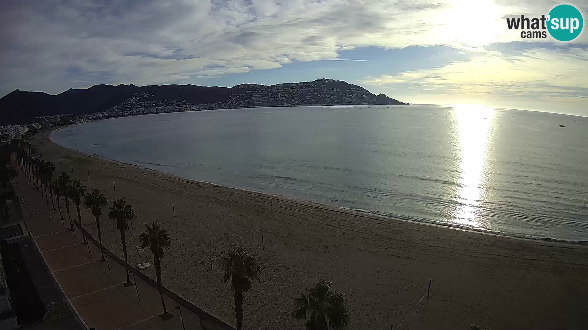 Webcam Costa Brava Roses Strand – Montecarlo Hotel livecam Spanien