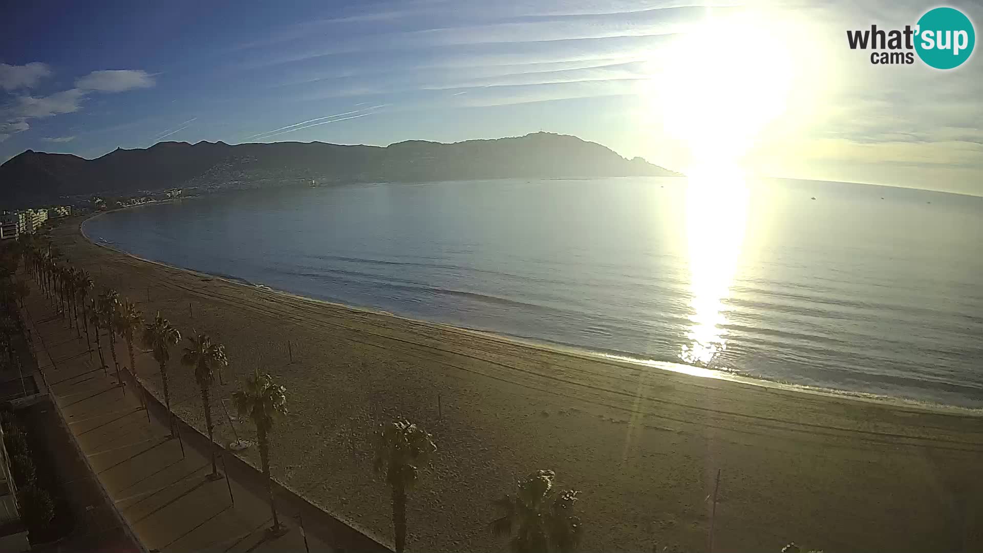 LIVEcam Roses plage Costa Brava – Hotel Montecarlo webcam Espagne