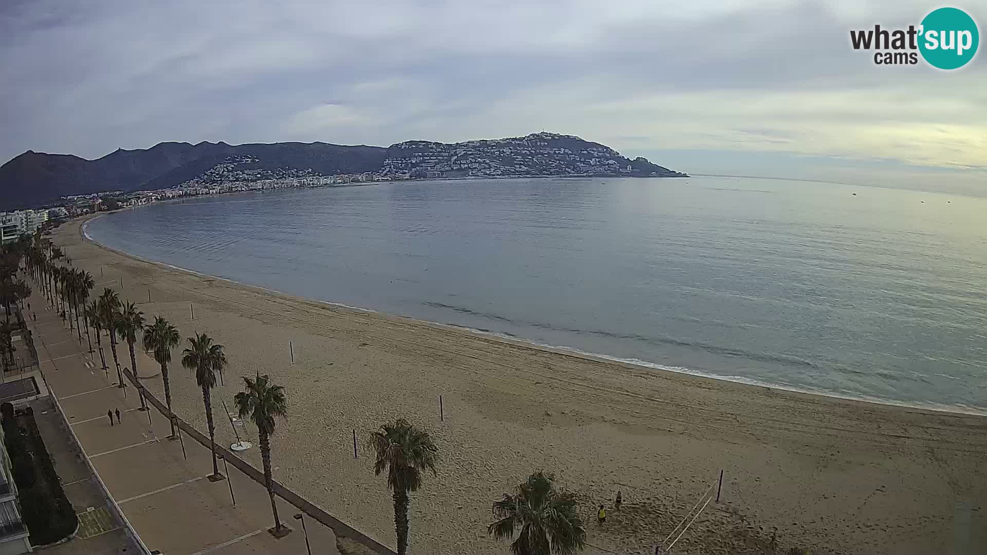 LIVEcam Roses plage Costa Brava – Hotel Montecarlo webcam Espagne