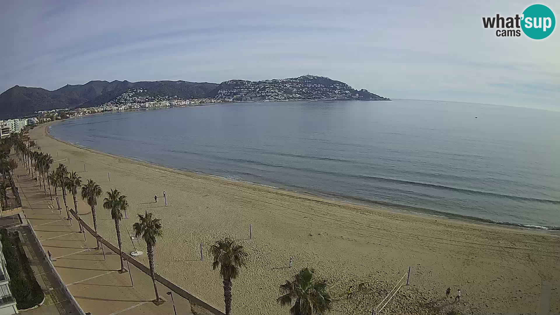 LIVEcam Roses plage Costa Brava – Hotel Montecarlo webcam Espagne