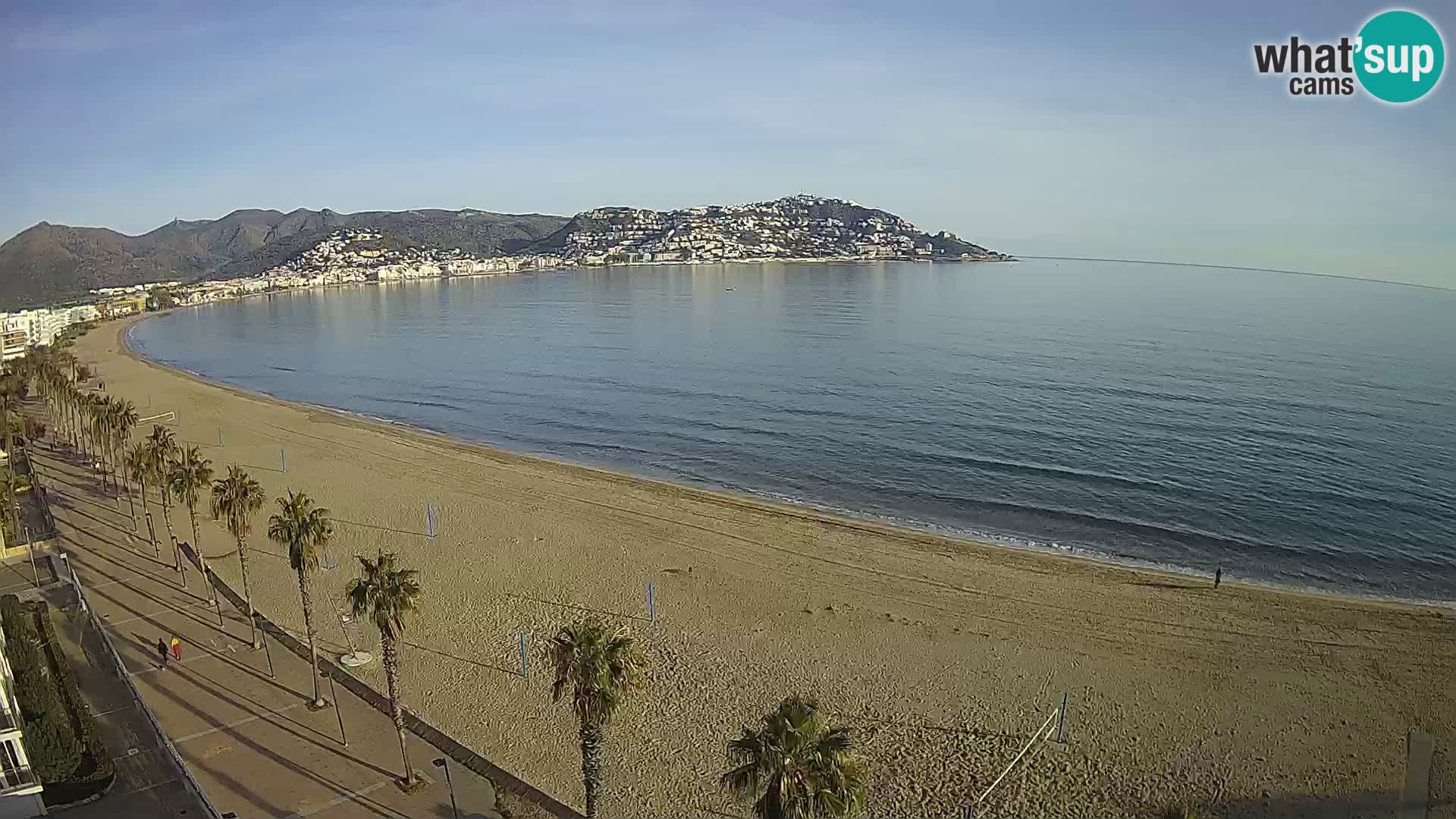 Webcam Costa Brava Roses Strand – Montecarlo Hotel livecam Spanien