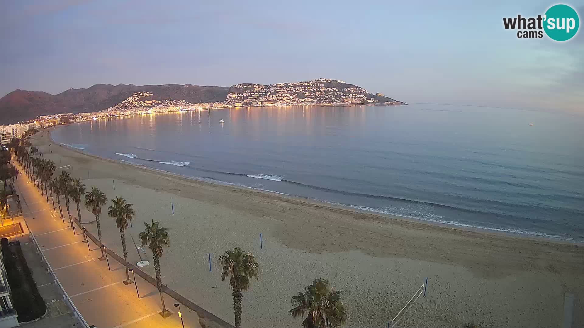 Webcam Costa Brava Roses Strand – Montecarlo Hotel livecam Spanien