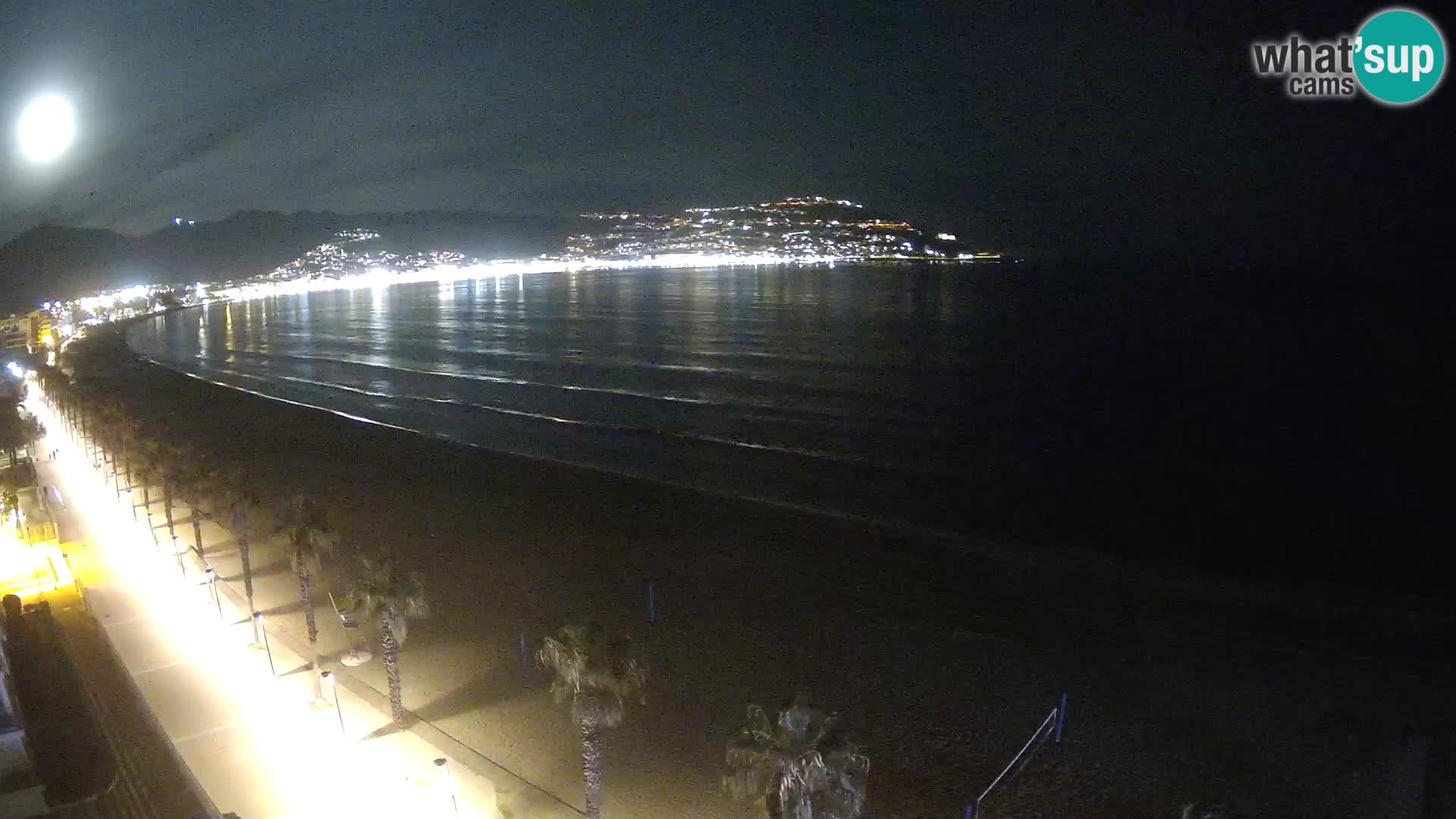 LIVEcam Roses plage Costa Brava – Hotel Montecarlo webcam Espagne
