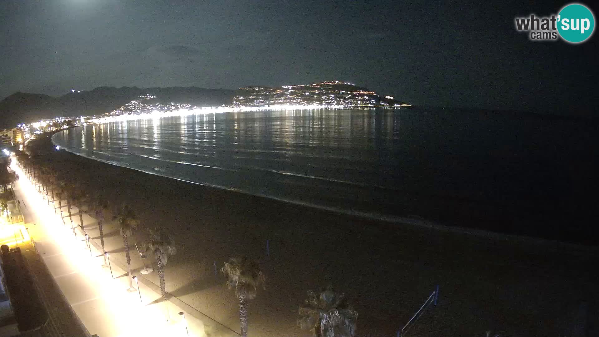 LIVEcam Roses plage Costa Brava – Hotel Montecarlo webcam Espagne