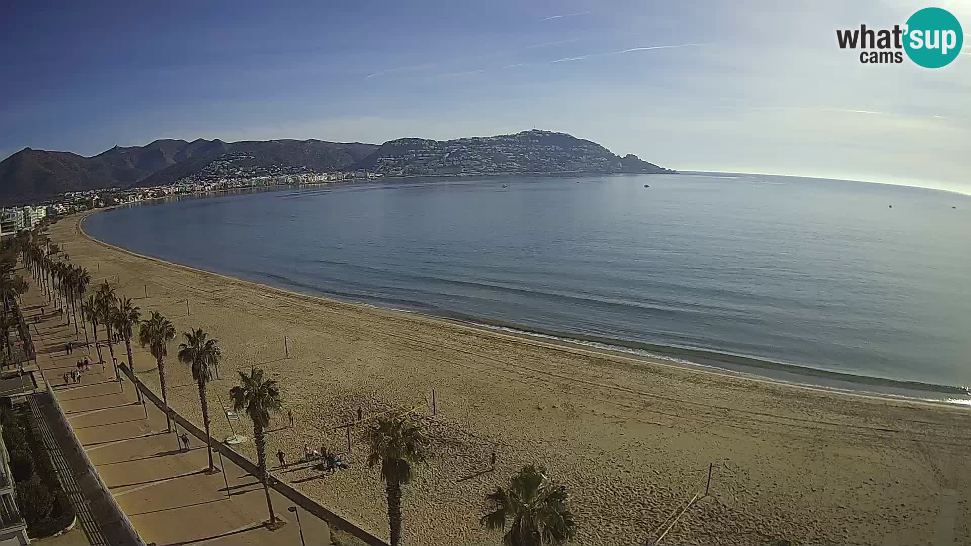 Webcam Costa Brava Roses Strand – Montecarlo Hotel livecam Spanien