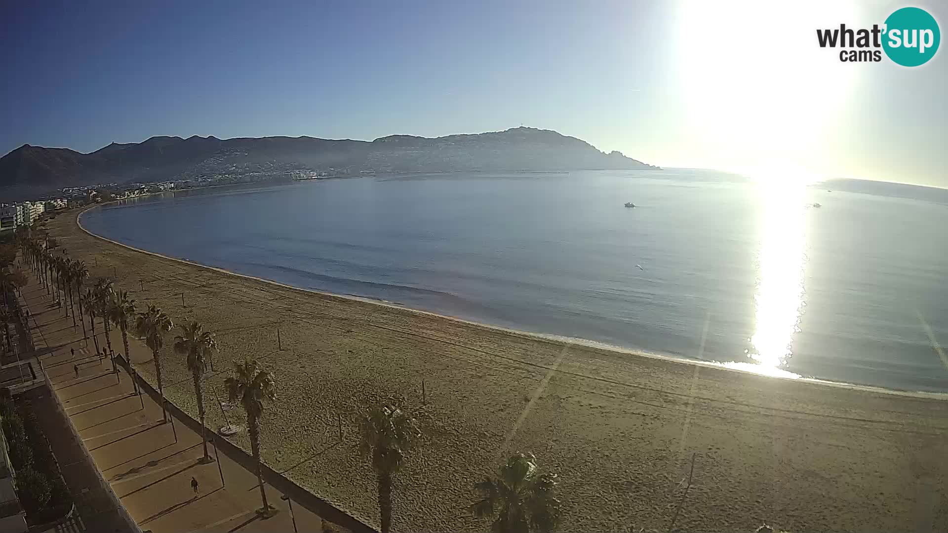 Webcam Costa Brava Roses Strand – Montecarlo Hotel livecam Spanien