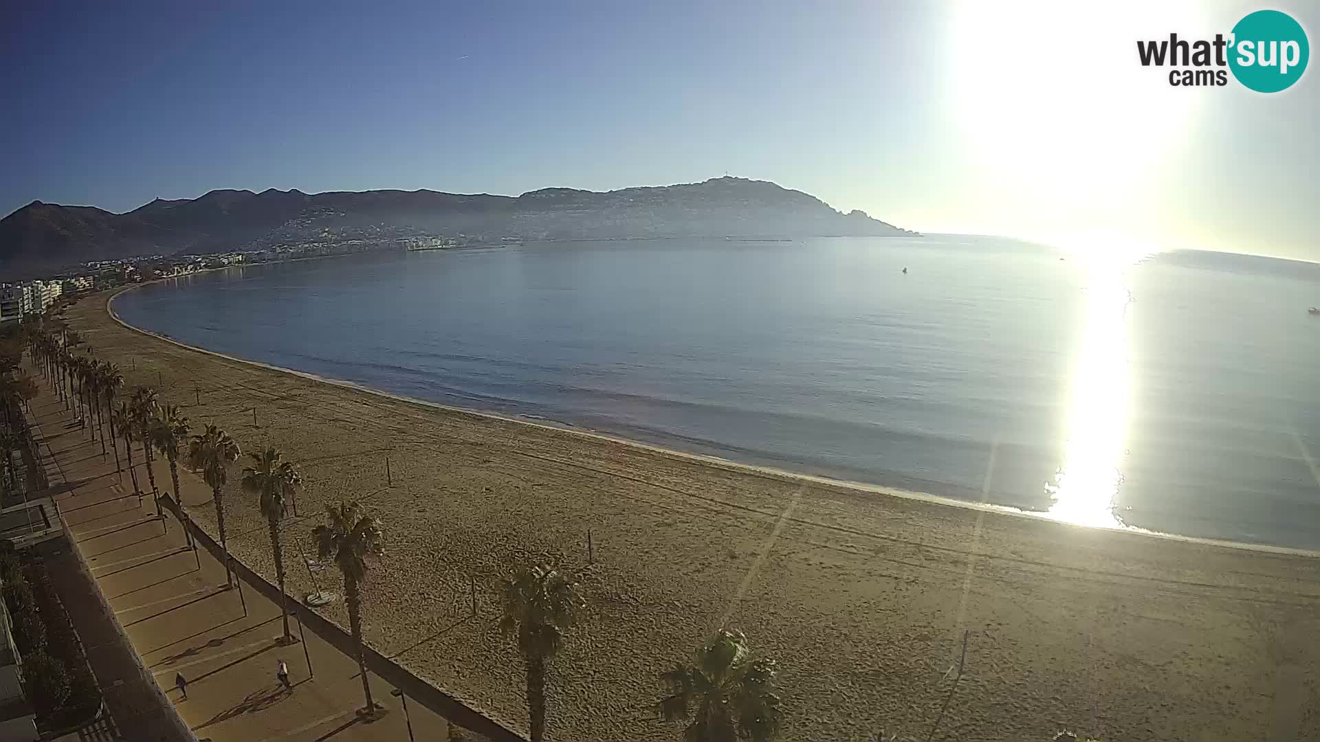 Webcam Costa Brava Roses Strand – Montecarlo Hotel livecam Spanien