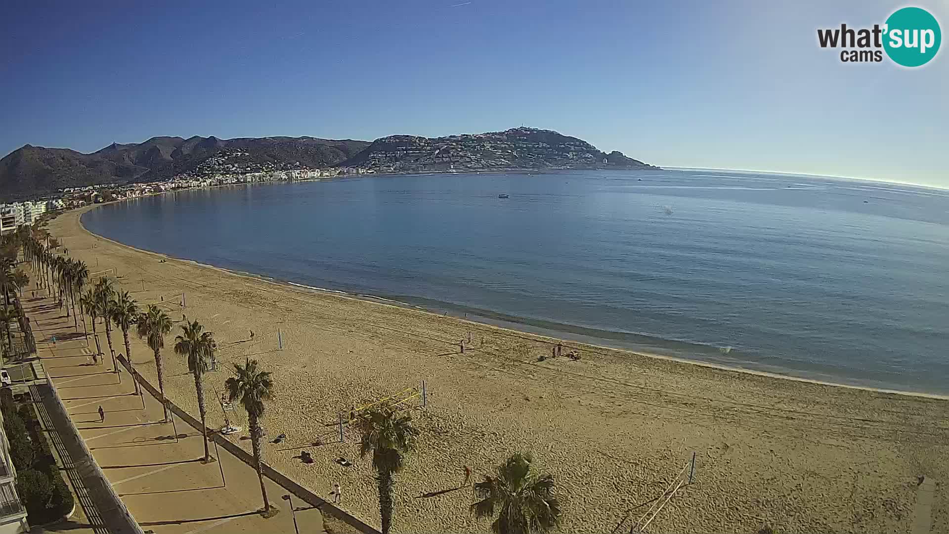 Webcam Costa Brava Roses Strand – Montecarlo Hotel livecam Spanien