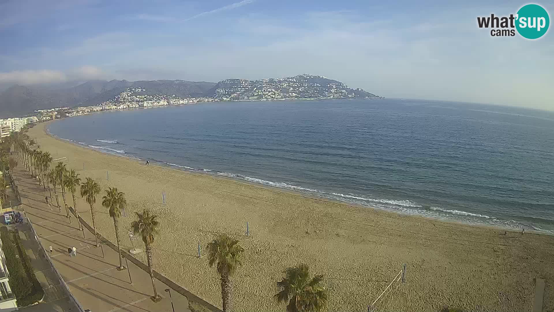 Webcam Costa Brava Roses Strand – Montecarlo Hotel livecam Spanien