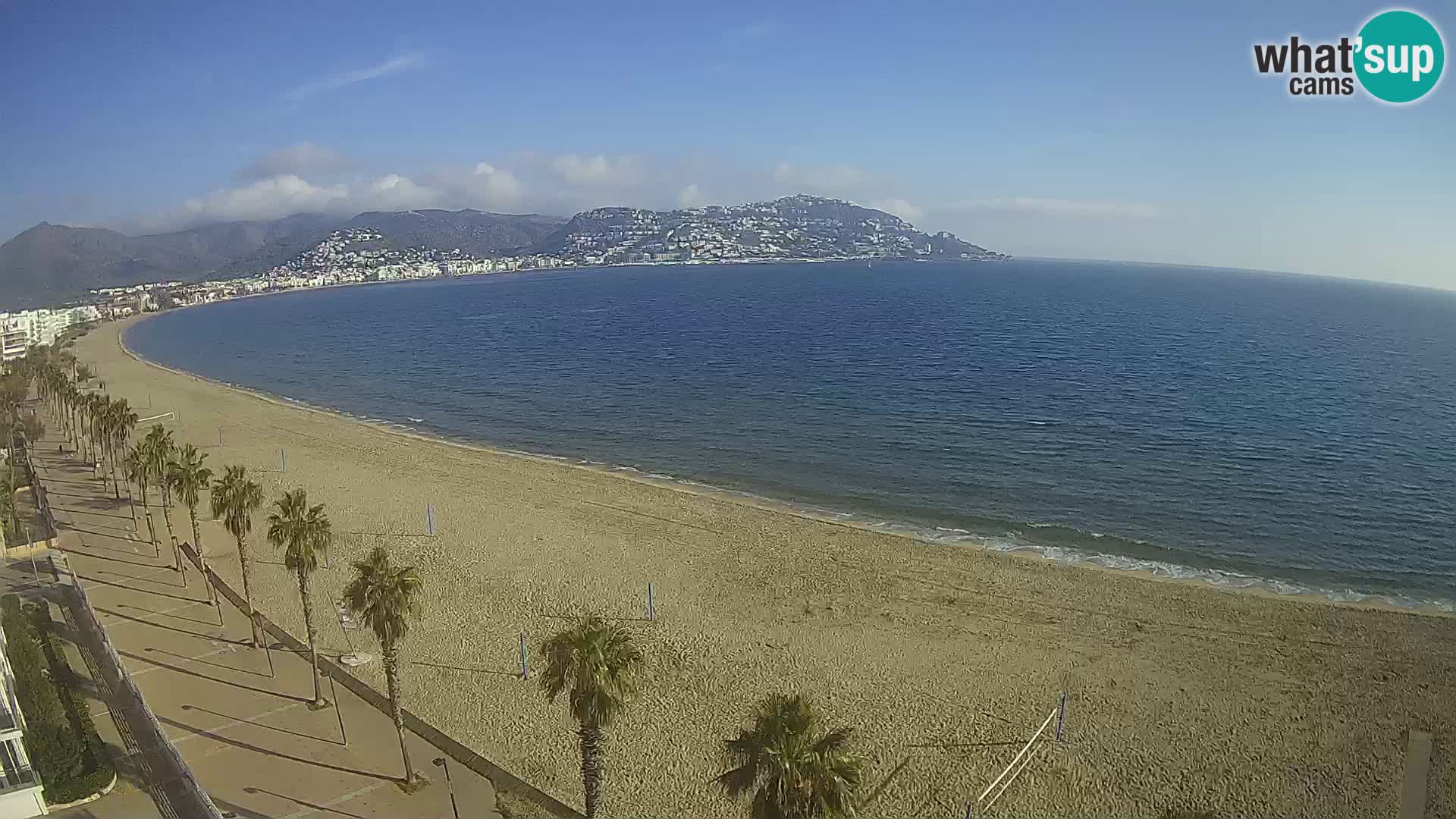 Webcam Costa Brava Roses Strand – Montecarlo Hotel livecam Spanien
