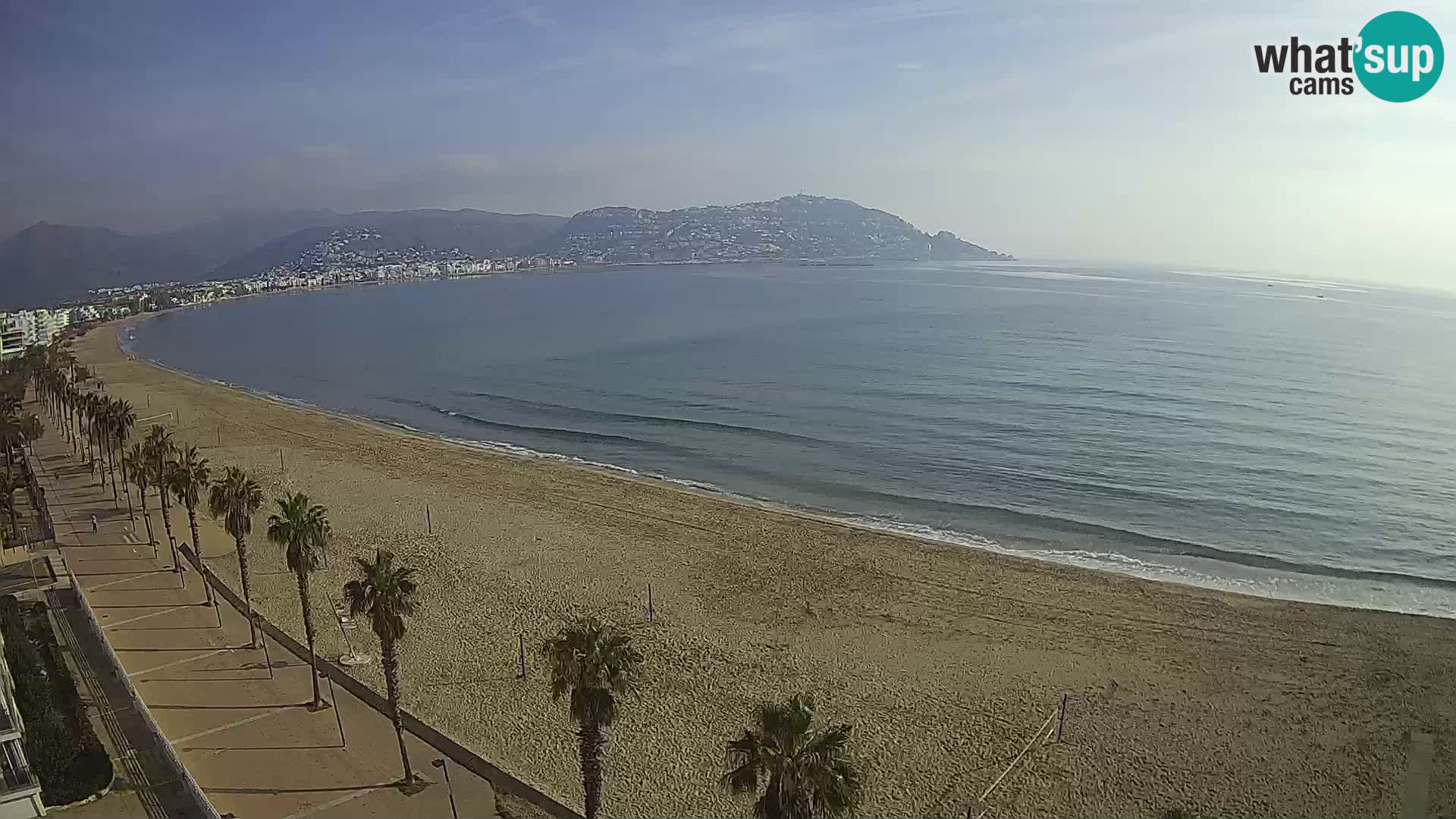 Roses camera en vivo playa Costa Brava- Hotel MonteCarlo