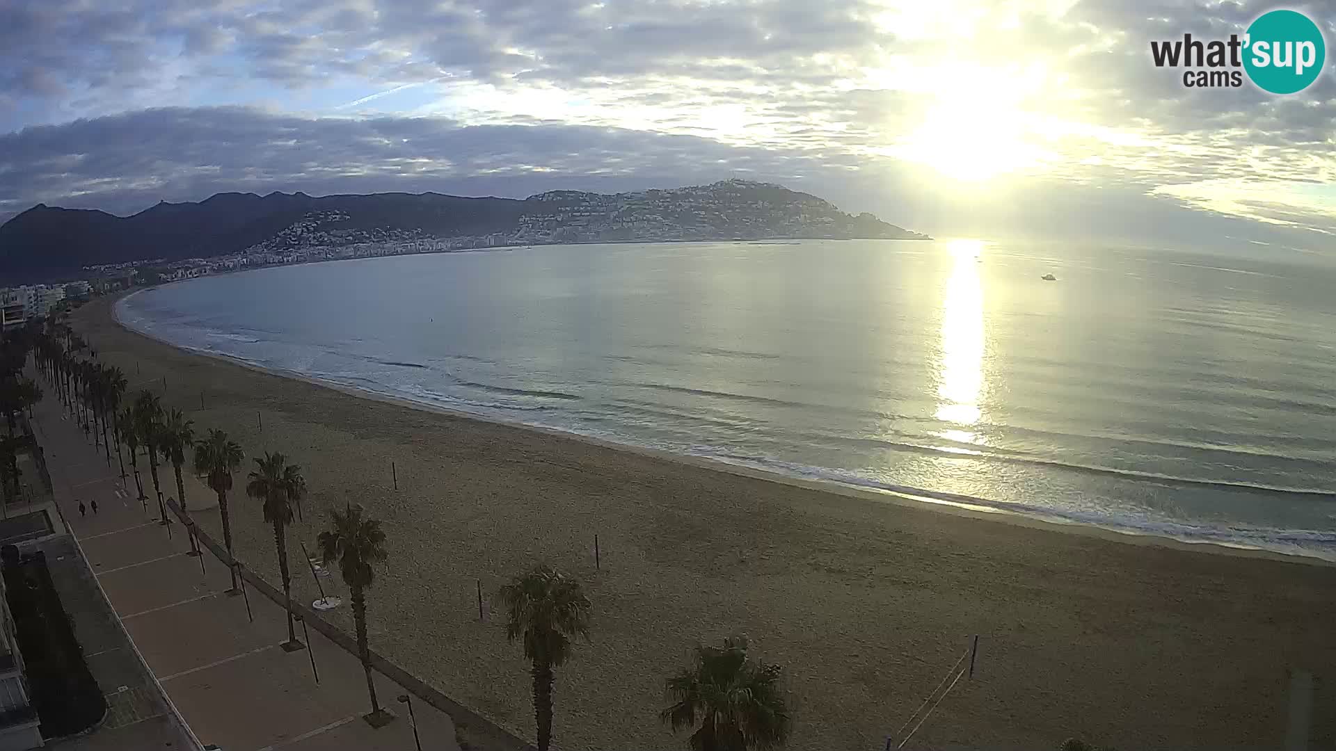 Live cam Roses  – Costa Brava spiaggia – Hotel MonteCarlo