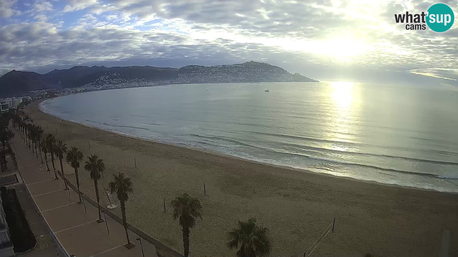 Live cam Roses – Costa Brava spiaggia – Hotel MonteCarlo