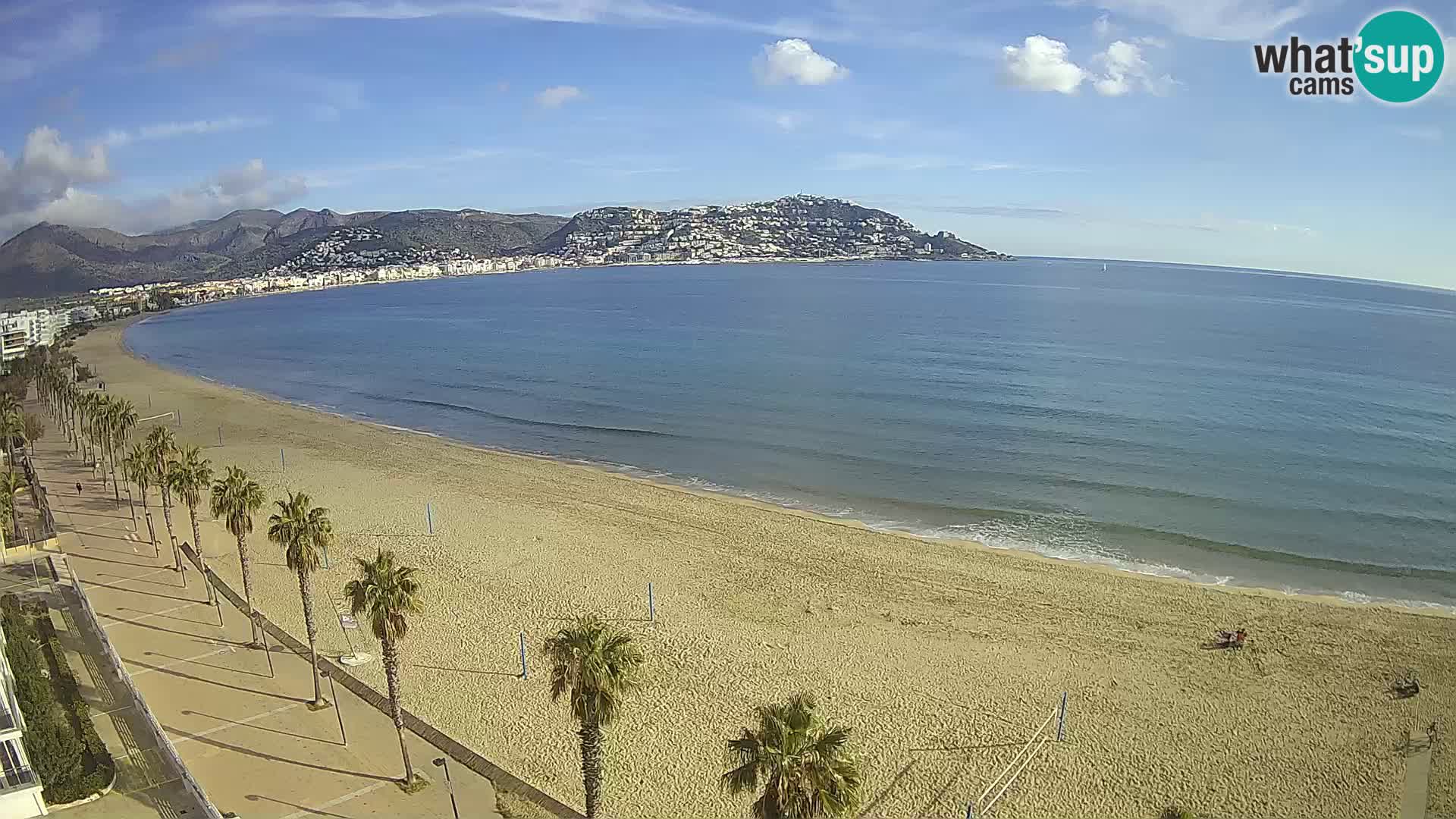 Webcam Costa Brava Roses Strand – Montecarlo Hotel livecam Spanien