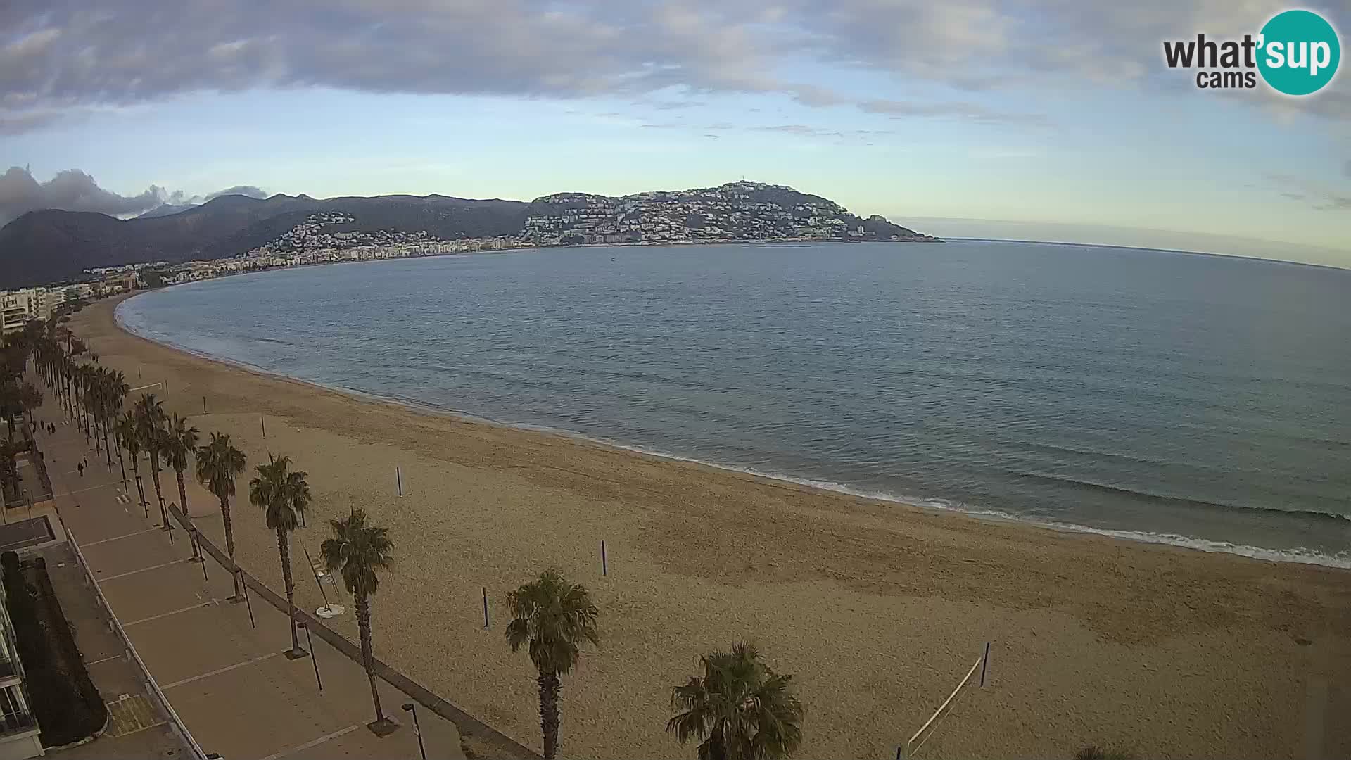 LIVEcam Roses plage Costa Brava – Hotel Montecarlo webcam Espagne