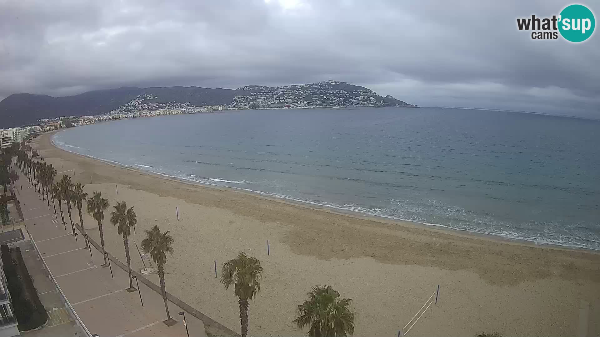 Webcam Costa Brava Roses Strand – Montecarlo Hotel livecam Spanien