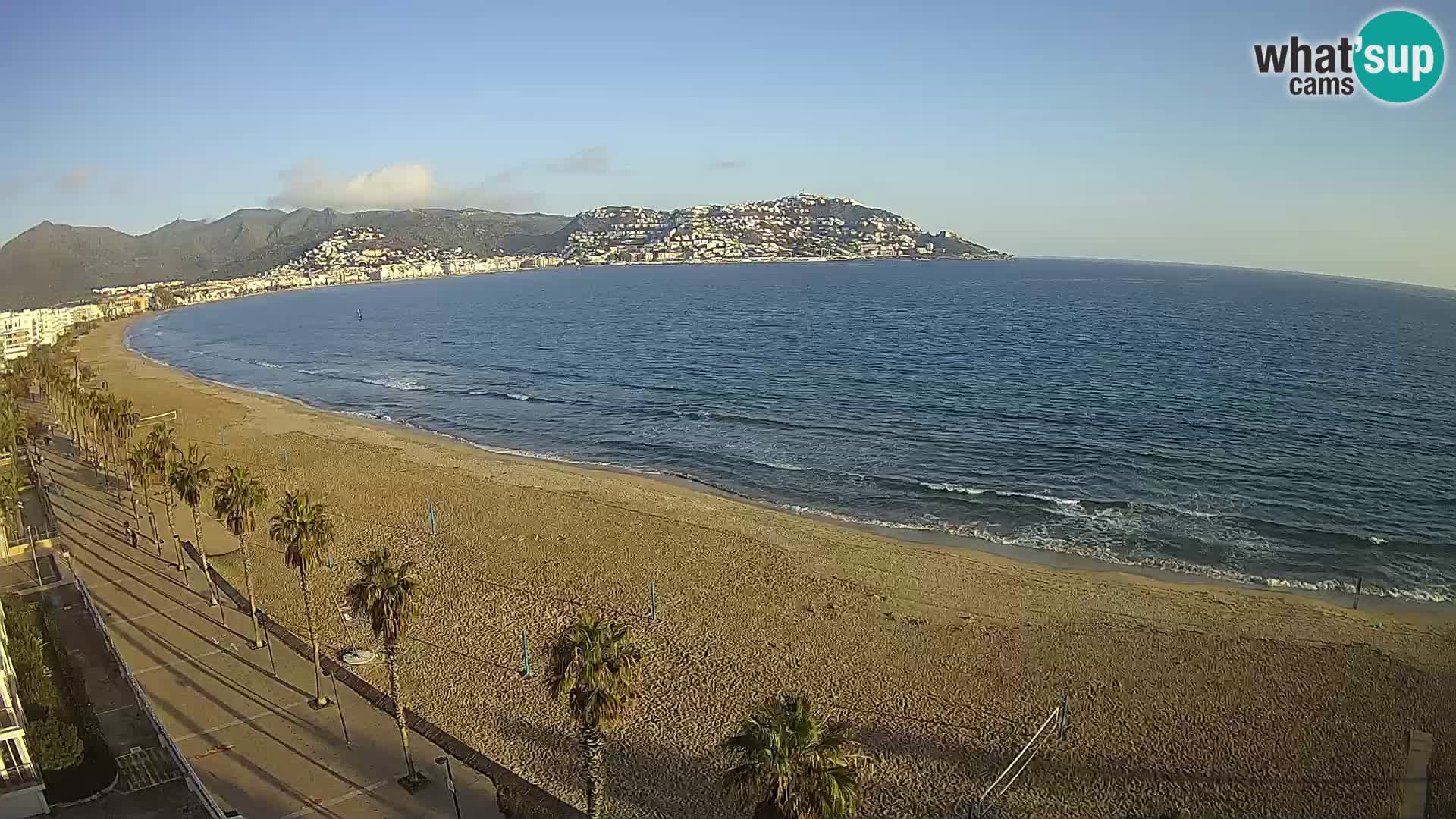 Webcam Costa Brava Roses Strand – Montecarlo Hotel livecam Spanien