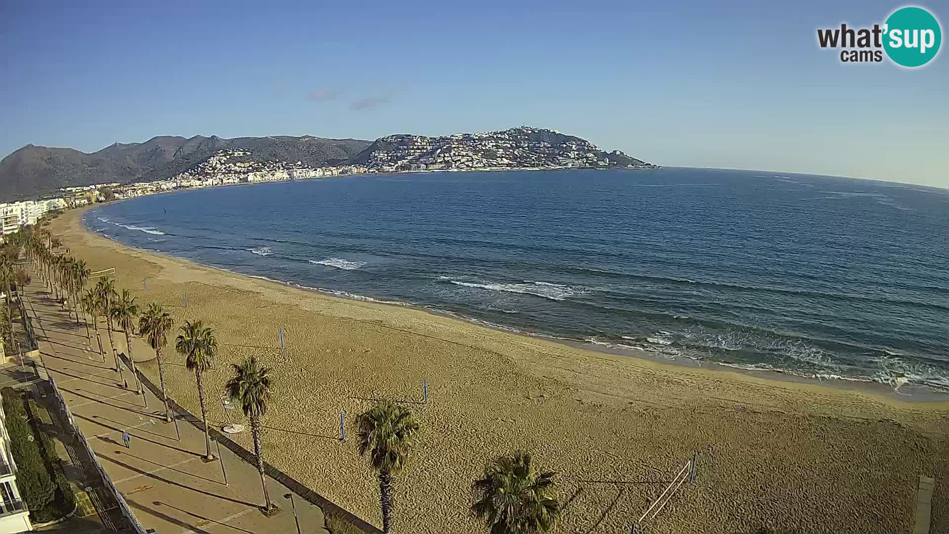 Webcam Costa Brava Roses Strand – Montecarlo Hotel livecam Spanien