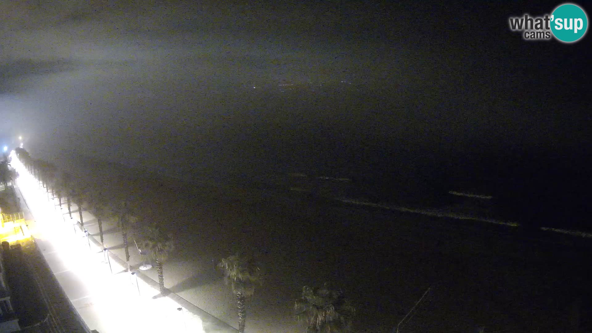 Live Roses Webcam Costa Brava beach view from MonteCarlo Hotel