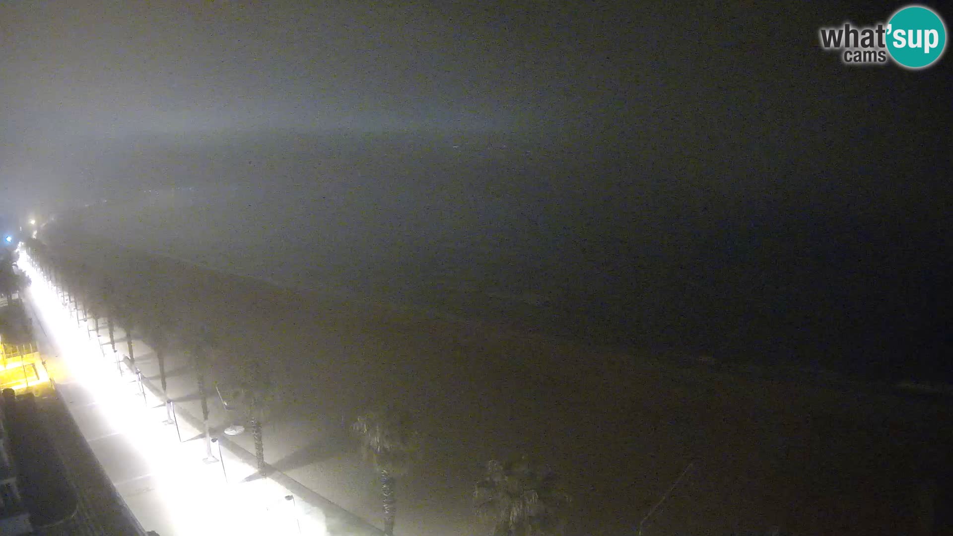 Live Roses Webcam Costa Brava beach view from MonteCarlo Hotel