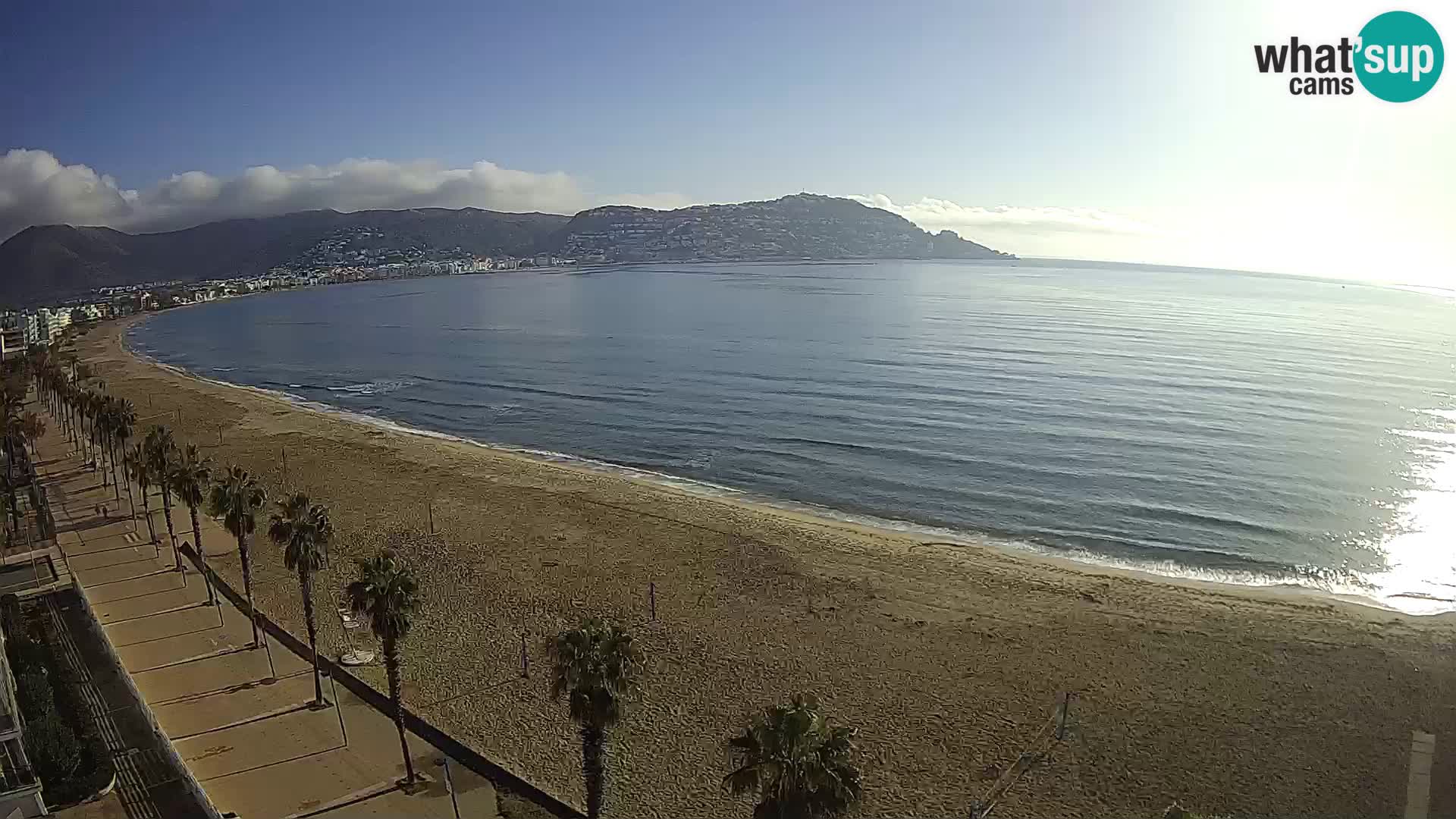 LIVEcam Roses plage Costa Brava – Hotel Montecarlo webcam Espagne