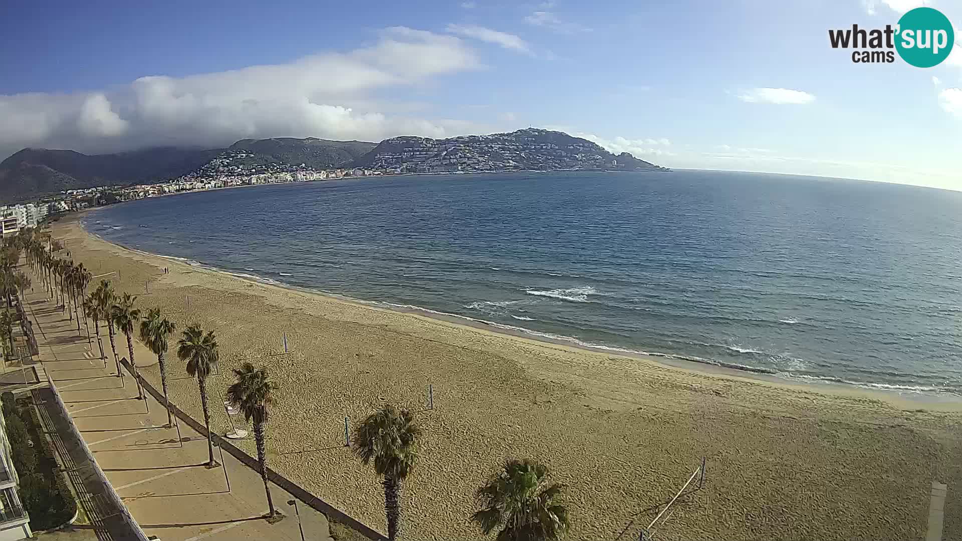 Roses camera en vivo playa Costa Brava- Hotel MonteCarlo