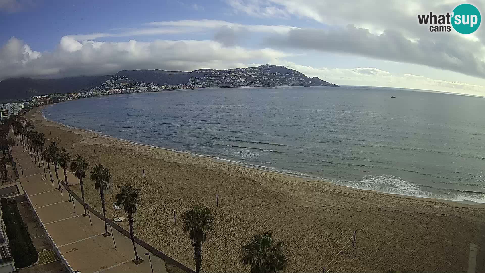 Live cam Roses  – Costa Brava spiaggia – Hotel MonteCarlo