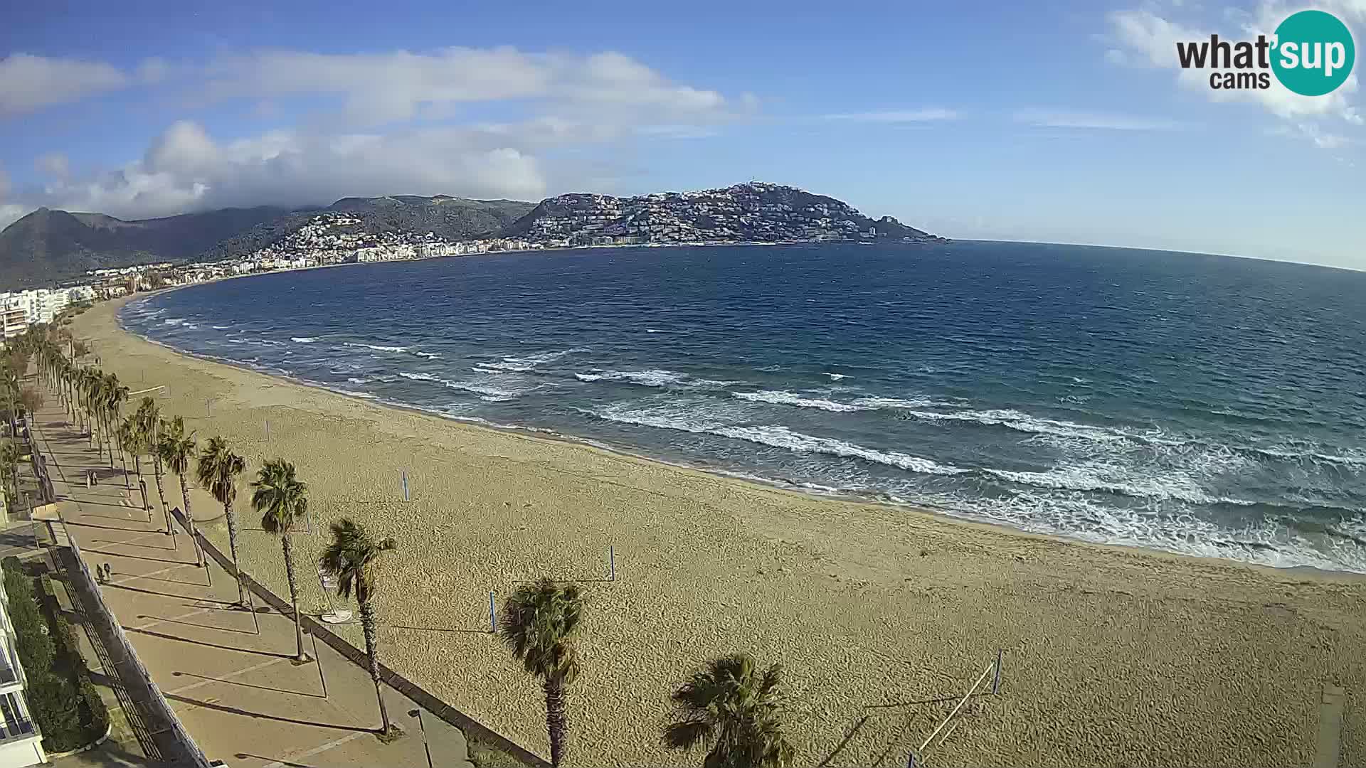 Live cam Roses – Costa Brava spiaggia – Hotel MonteCarlo