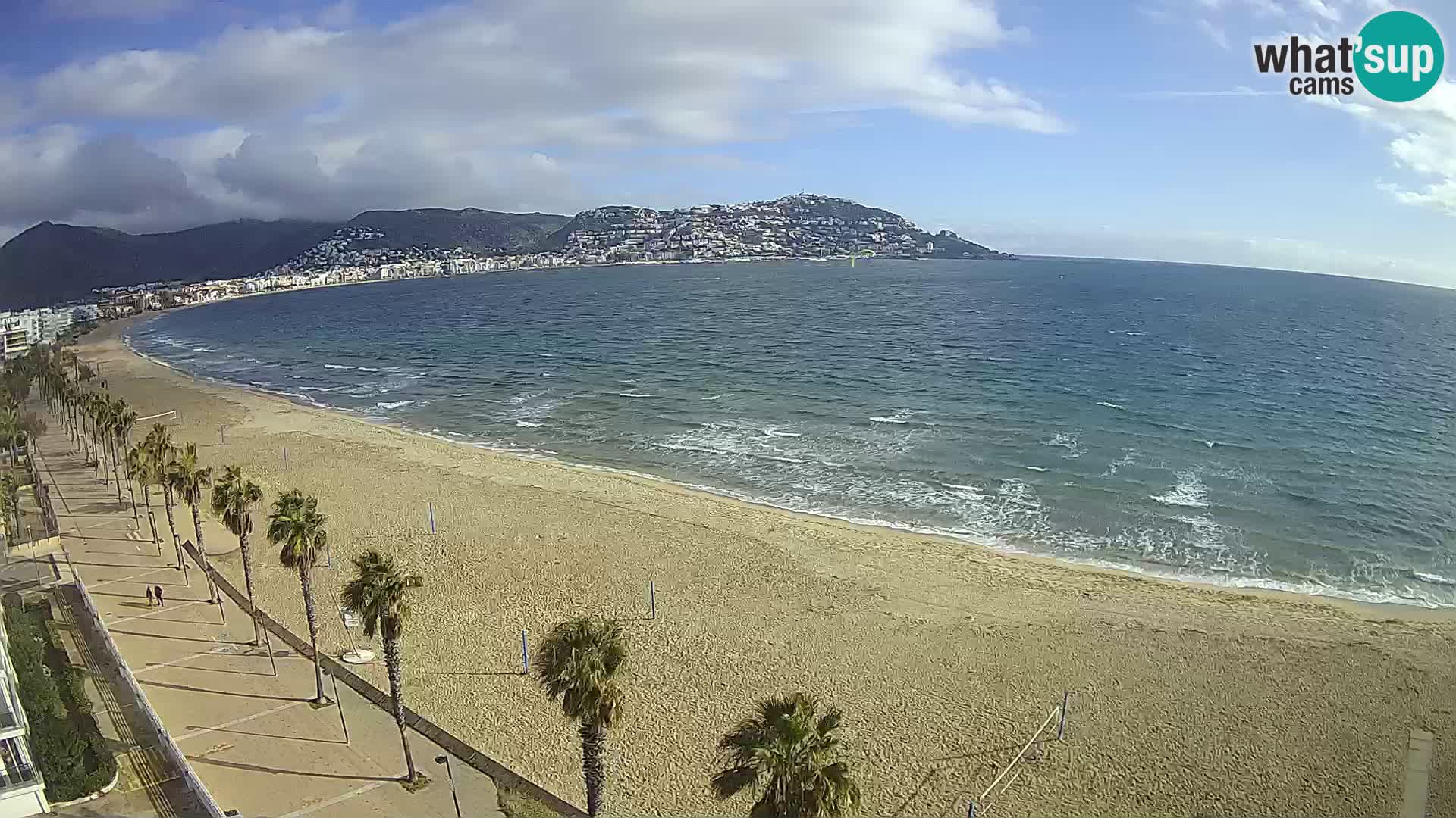 Webcam Costa Brava Roses Strand – Montecarlo Hotel livecam Spanien