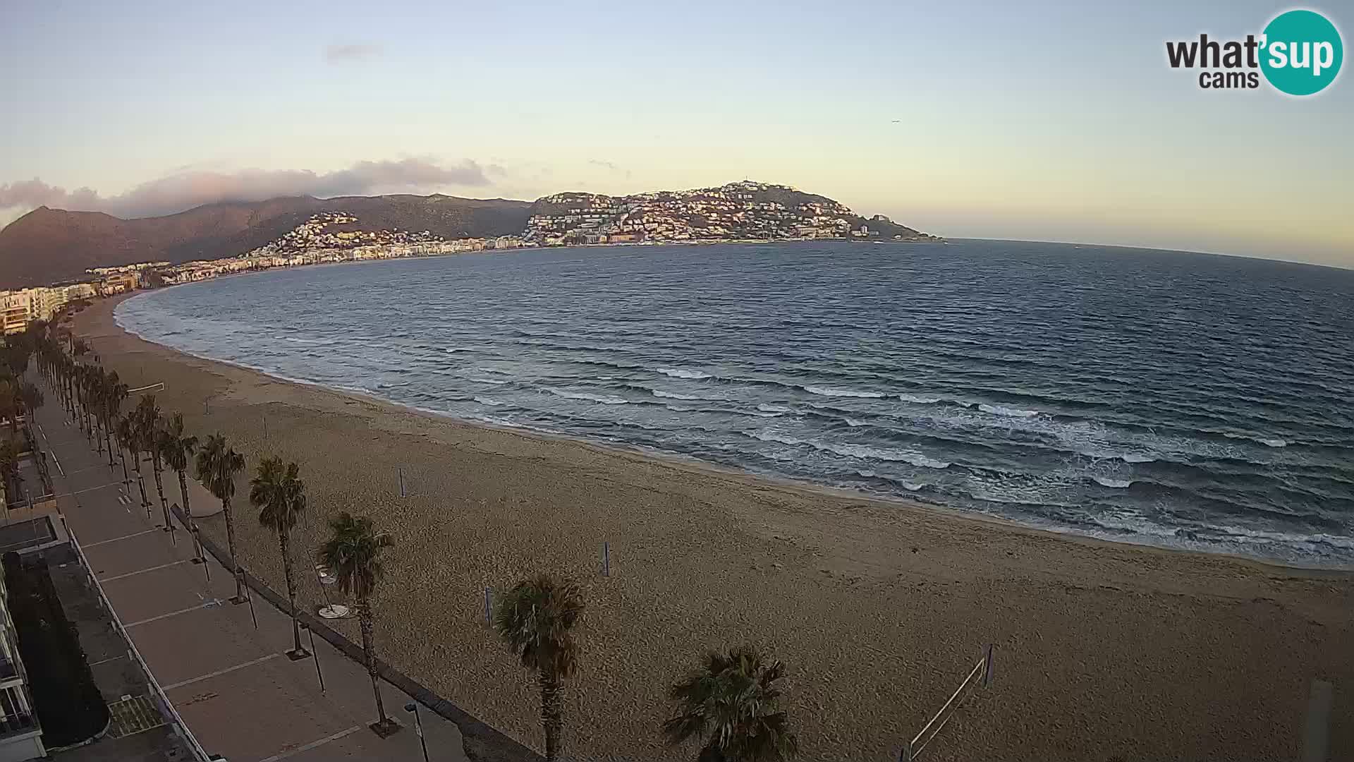 Webcam Costa Brava Roses Strand – Montecarlo Hotel livecam Spanien