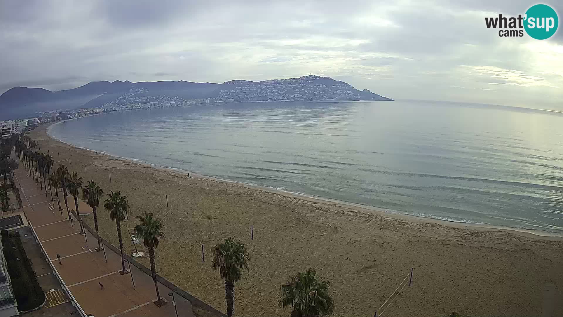 LIVEcam Roses plage Costa Brava – Hotel Montecarlo webcam Espagne