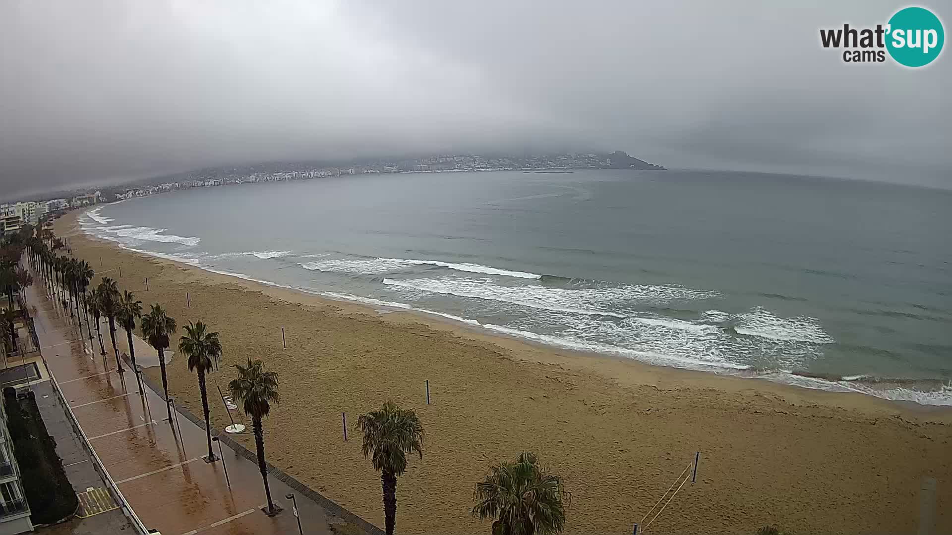 LIVEcam Roses plage Costa Brava – Hotel Montecarlo webcam Espagne