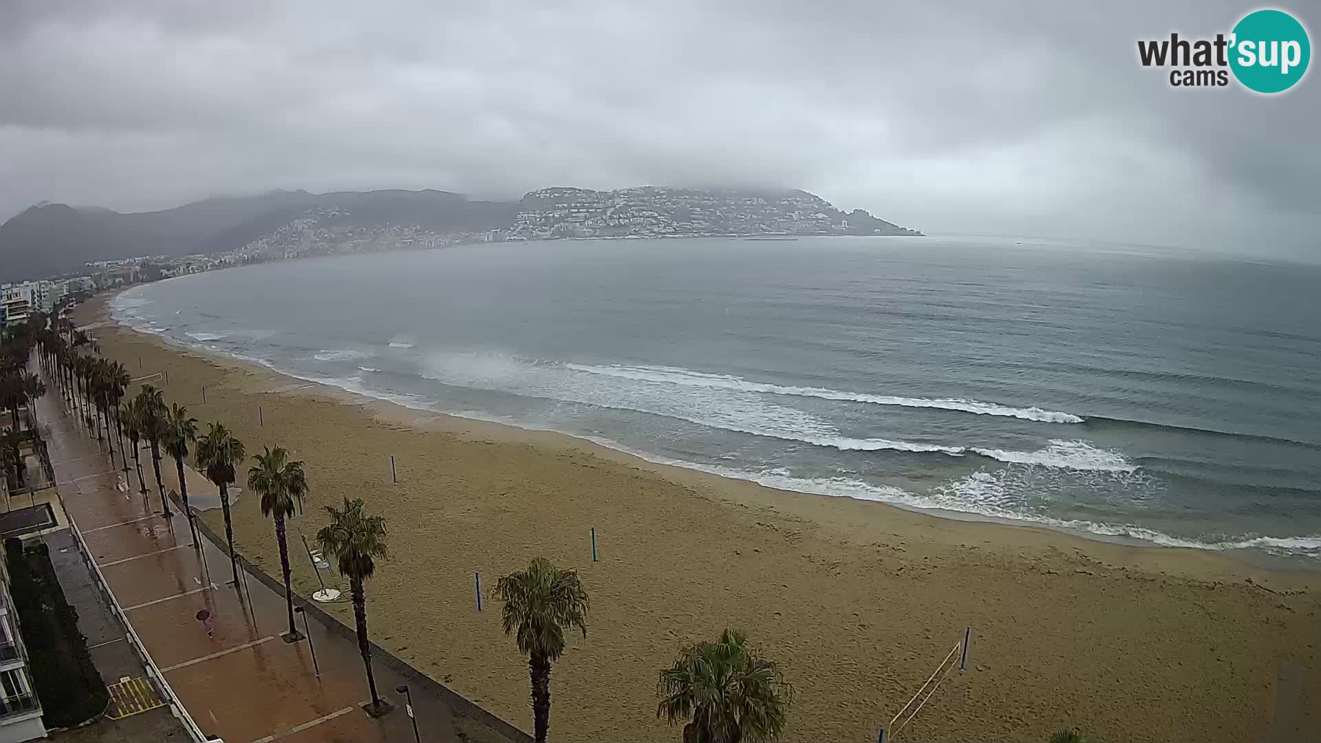 LIVEcam Roses plage Costa Brava – Hotel Montecarlo webcam Espagne