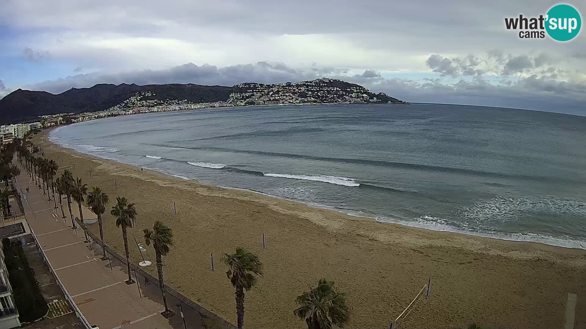 Webcam Costa Brava Roses Strand – Montecarlo Hotel livecam Spanien