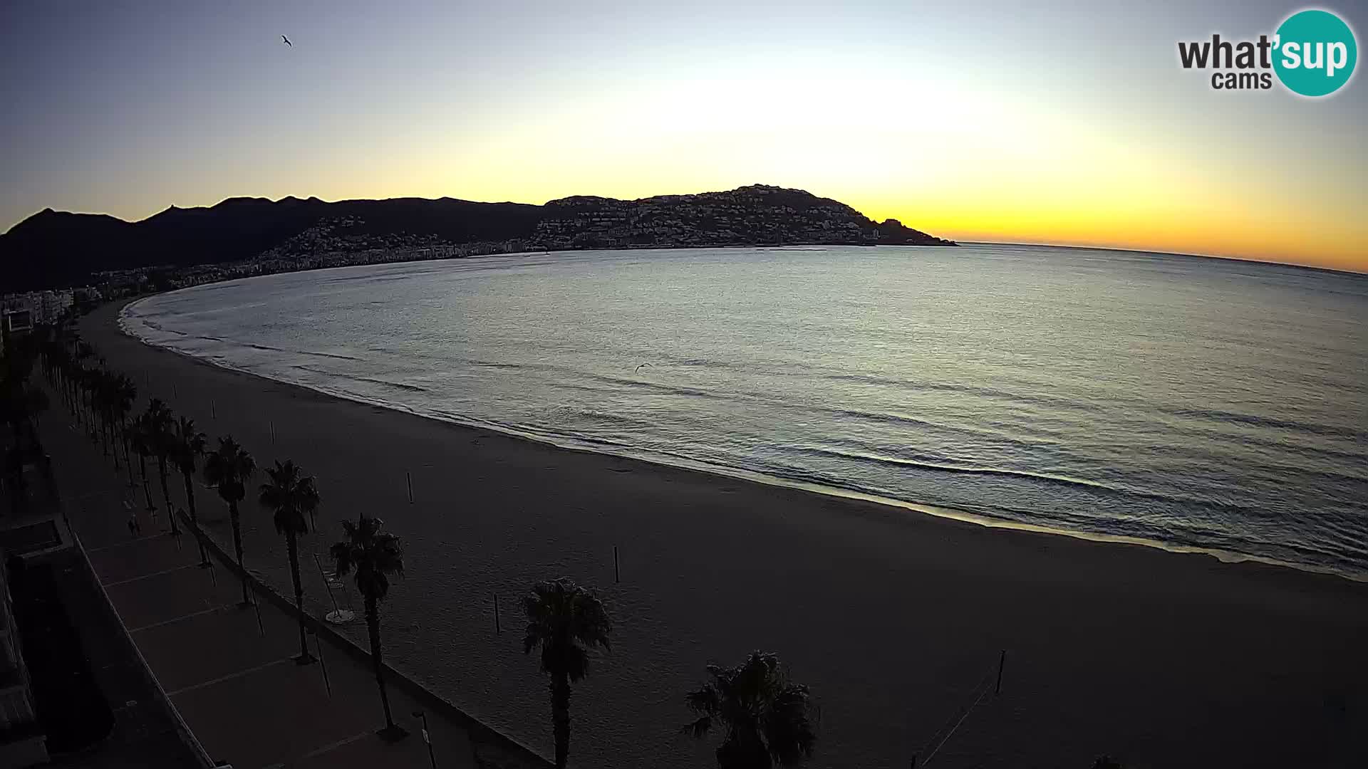 Live cam Roses – Costa Brava spiaggia – Hotel MonteCarlo