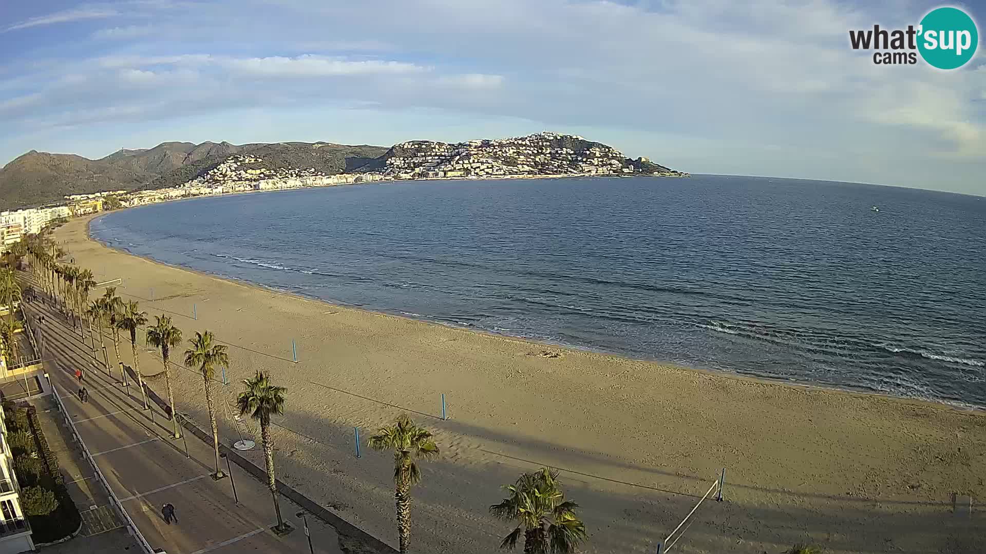 LIVEcam Roses plage Costa Brava – Hotel Montecarlo webcam Espagne
