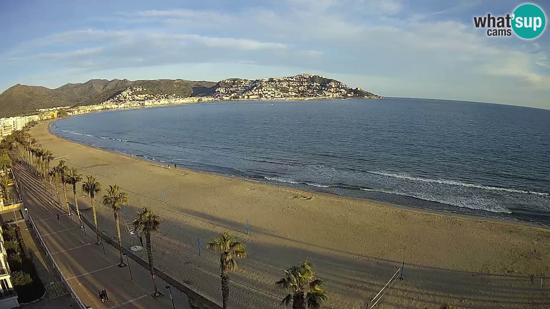 LIVEcam Roses plage Costa Brava – Hotel Montecarlo webcam Espagne