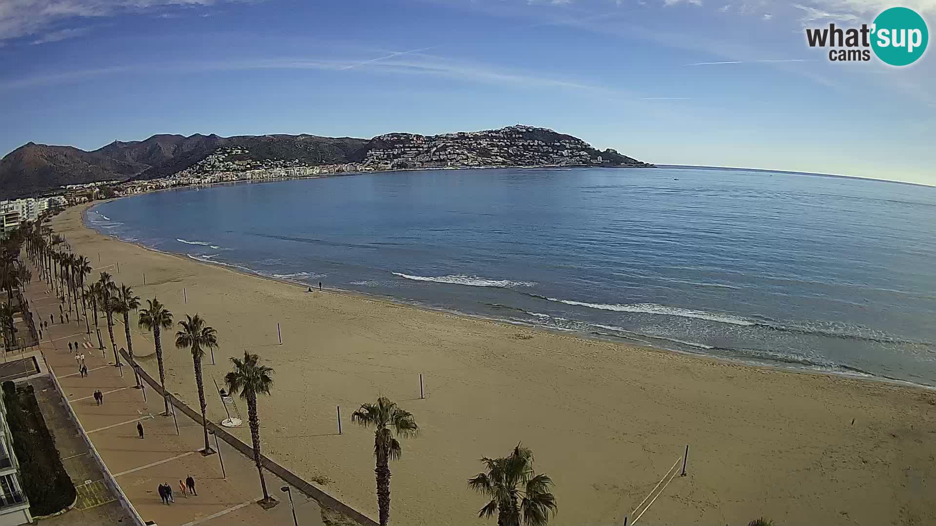 Webcam Costa Brava Roses Strand – Montecarlo Hotel livecam Spanien