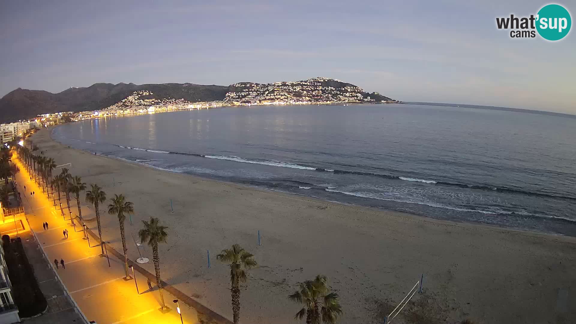 Live cam Roses  – Costa Brava spiaggia – Hotel MonteCarlo