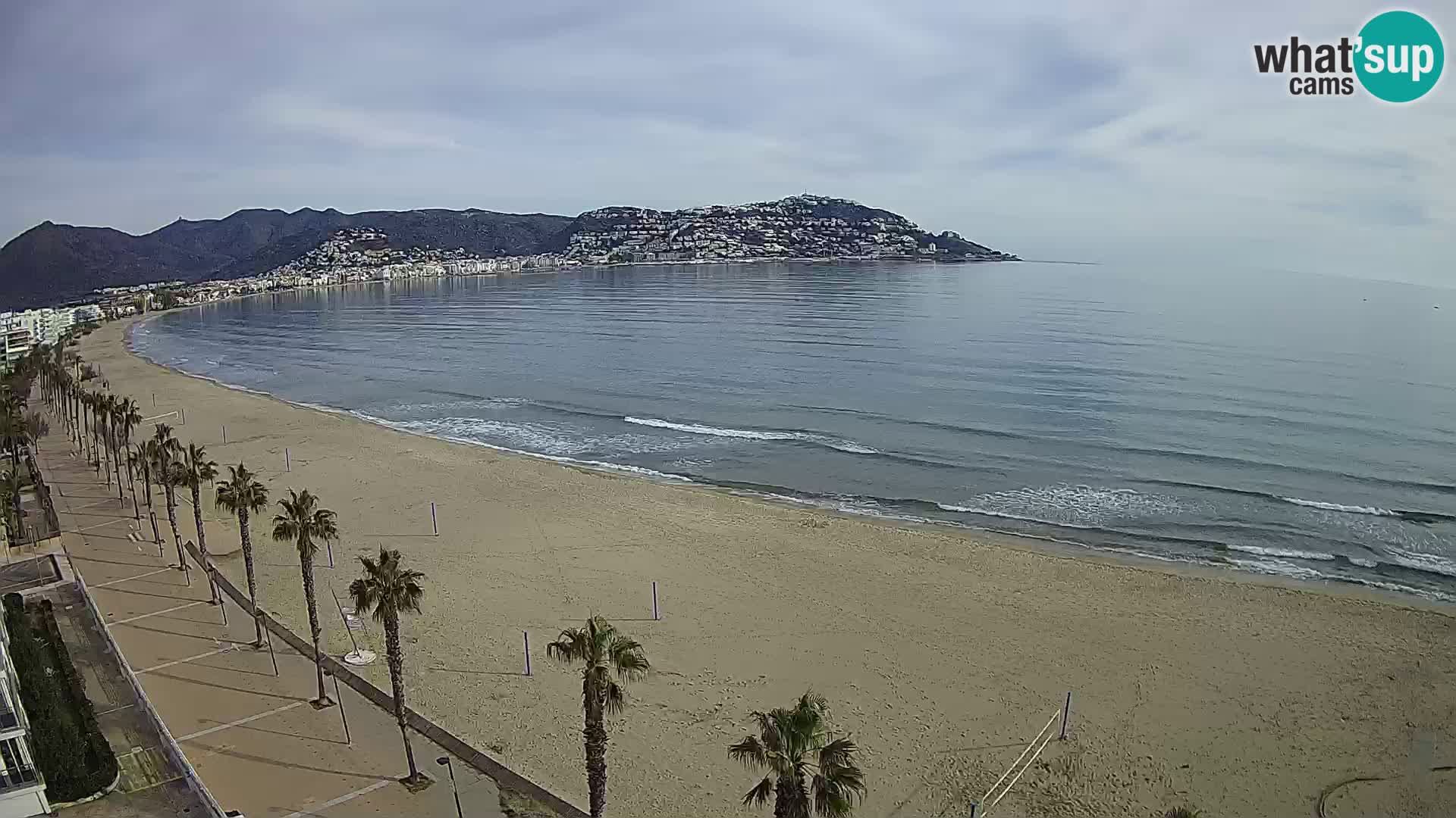 Webcam Costa Brava Roses Strand – Montecarlo Hotel livecam Spanien