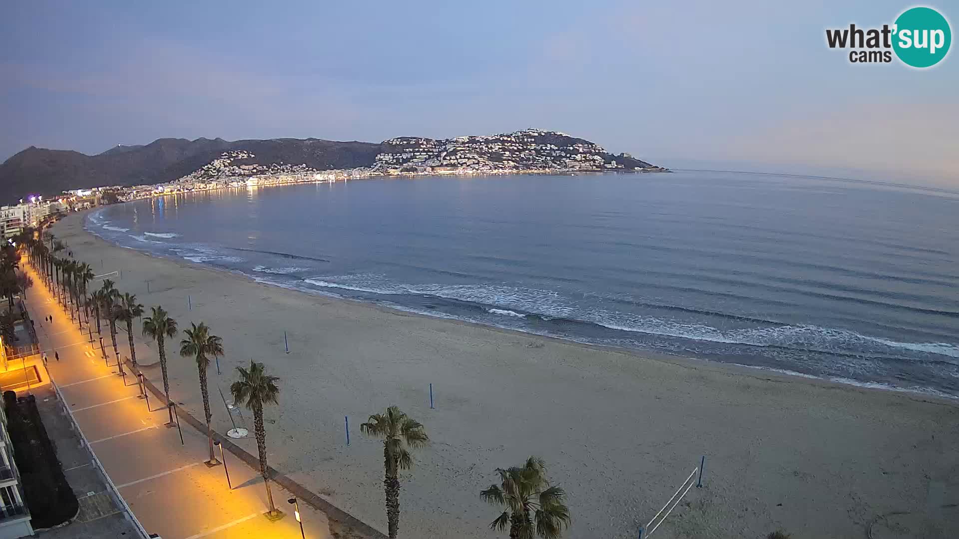 LIVEcam Roses plage Costa Brava – Hotel Montecarlo webcam Espagne