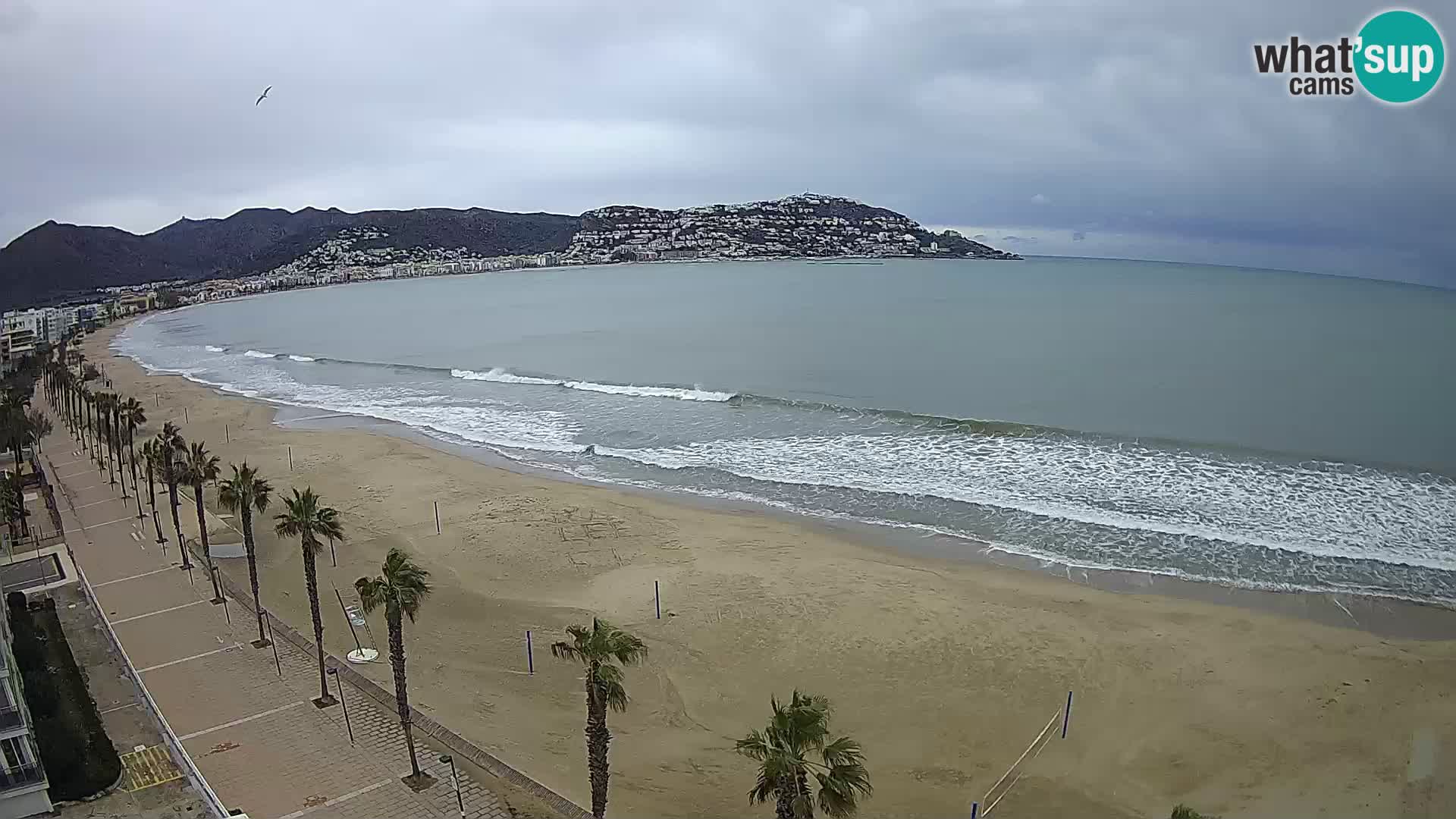 Live cam Roses  – Costa Brava spiaggia – Hotel MonteCarlo