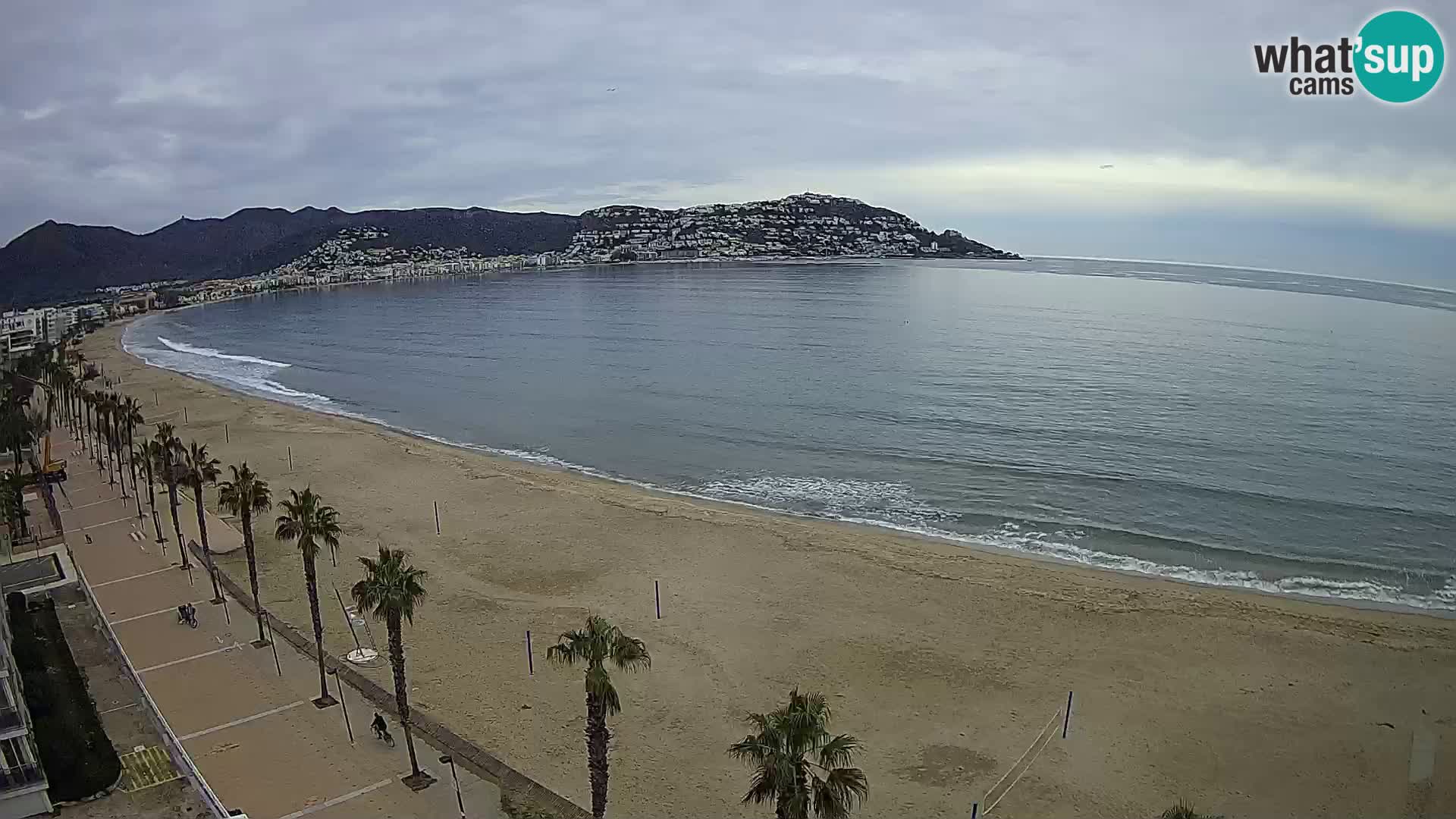 LIVEcam Roses plage Costa Brava – Hotel Montecarlo webcam Espagne