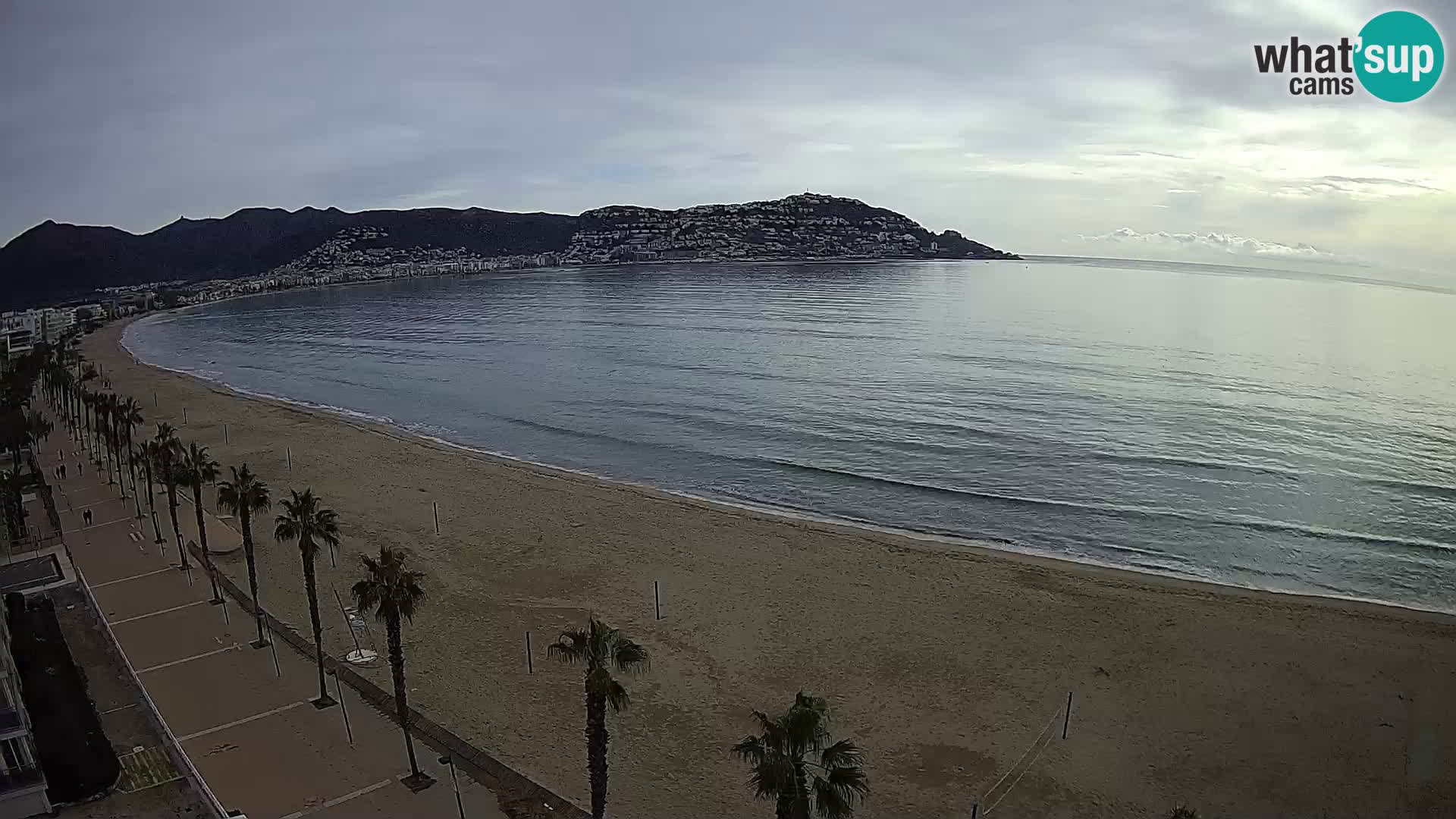 LIVEcam Roses plage Costa Brava – Hotel Montecarlo webcam Espagne