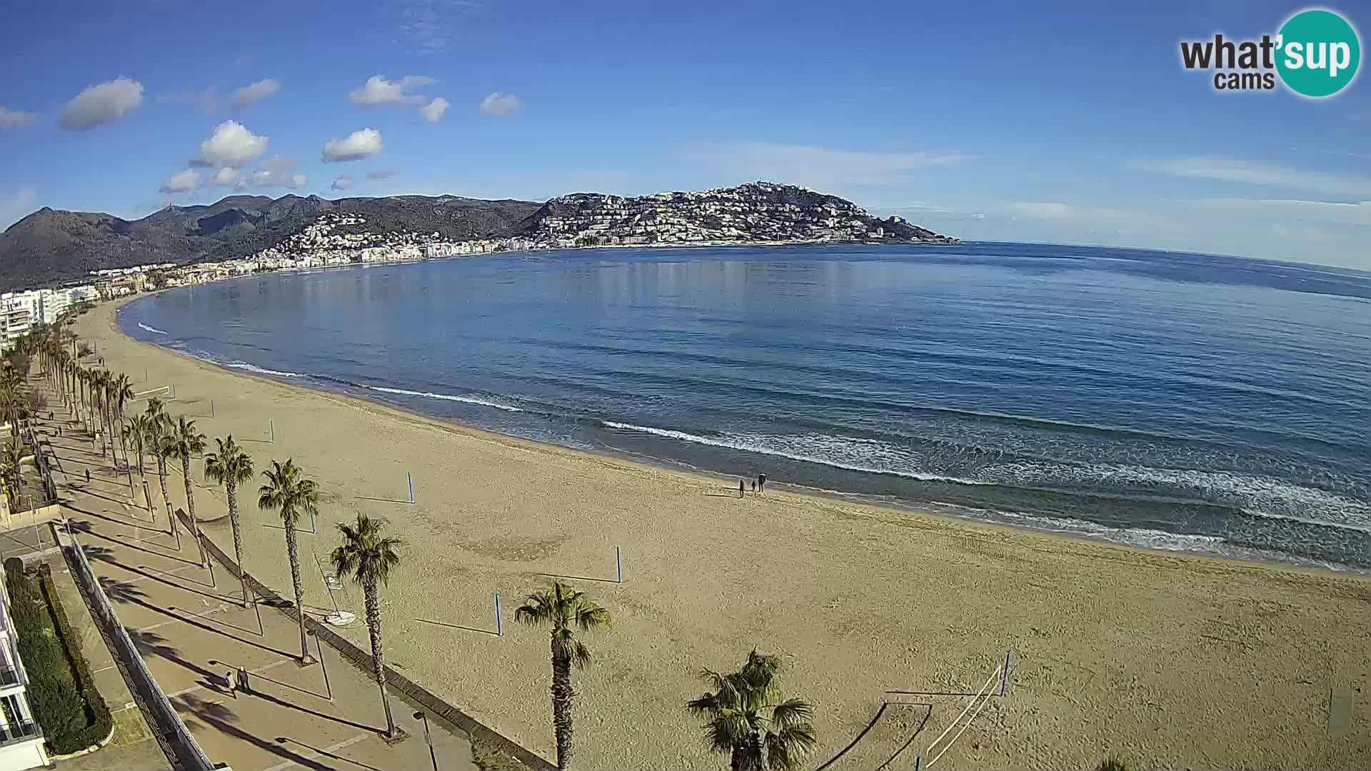 LIVEcam Roses plage Costa Brava – Hotel Montecarlo webcam Espagne