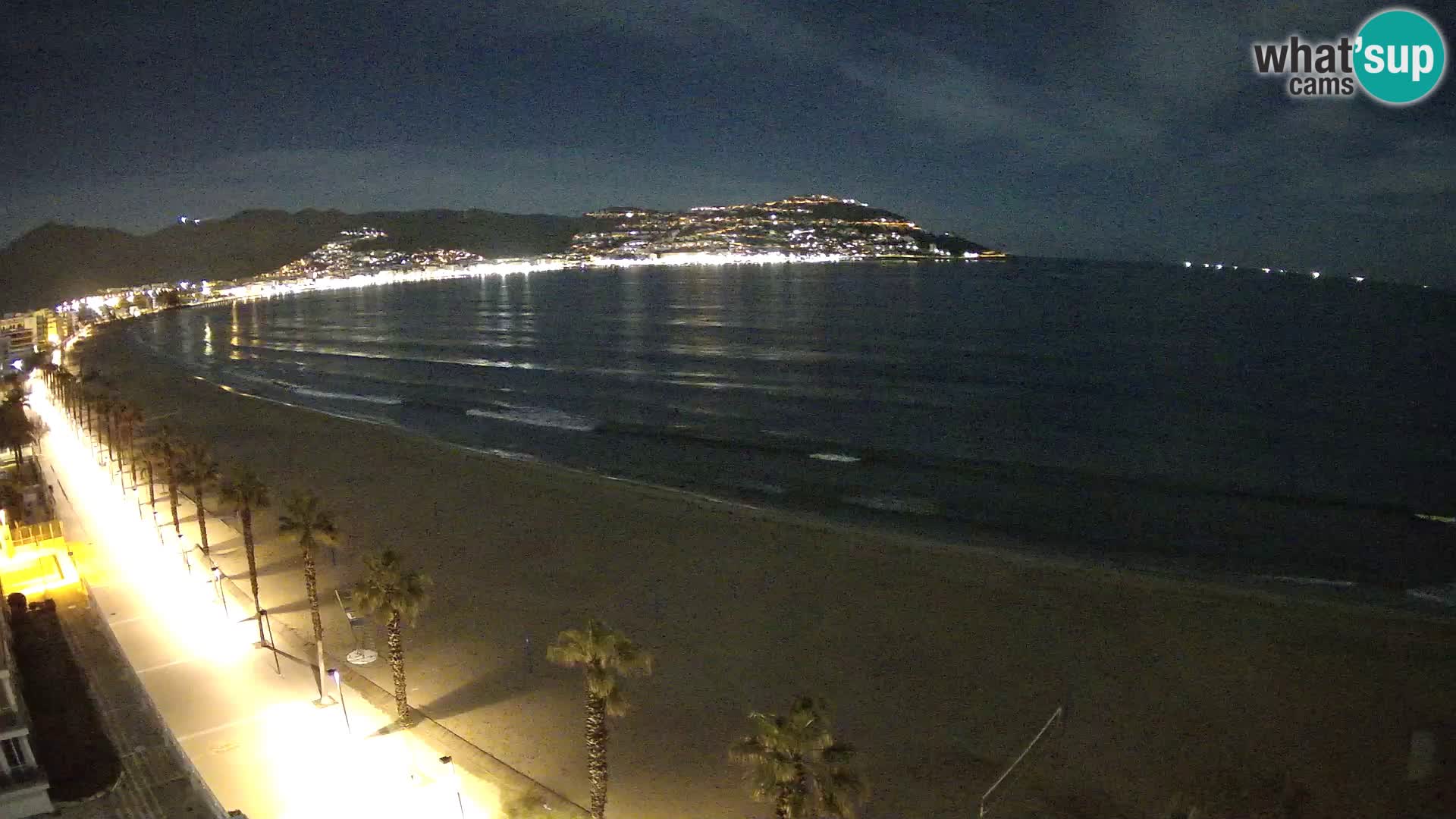 LIVEcam Roses plage Costa Brava – Hotel Montecarlo webcam Espagne